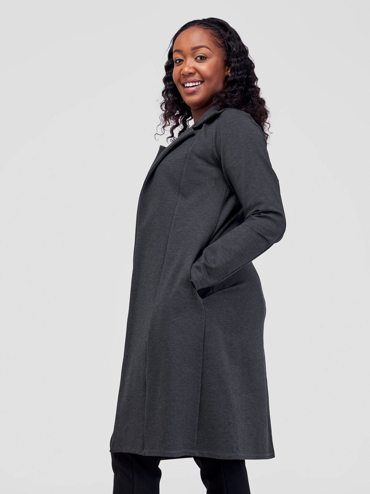 Vivo Basic Trench Coat - Grey