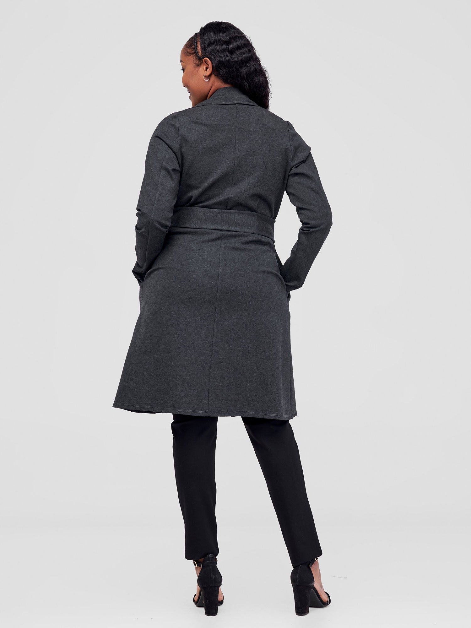 Vivo Basic Trench Coat - Grey