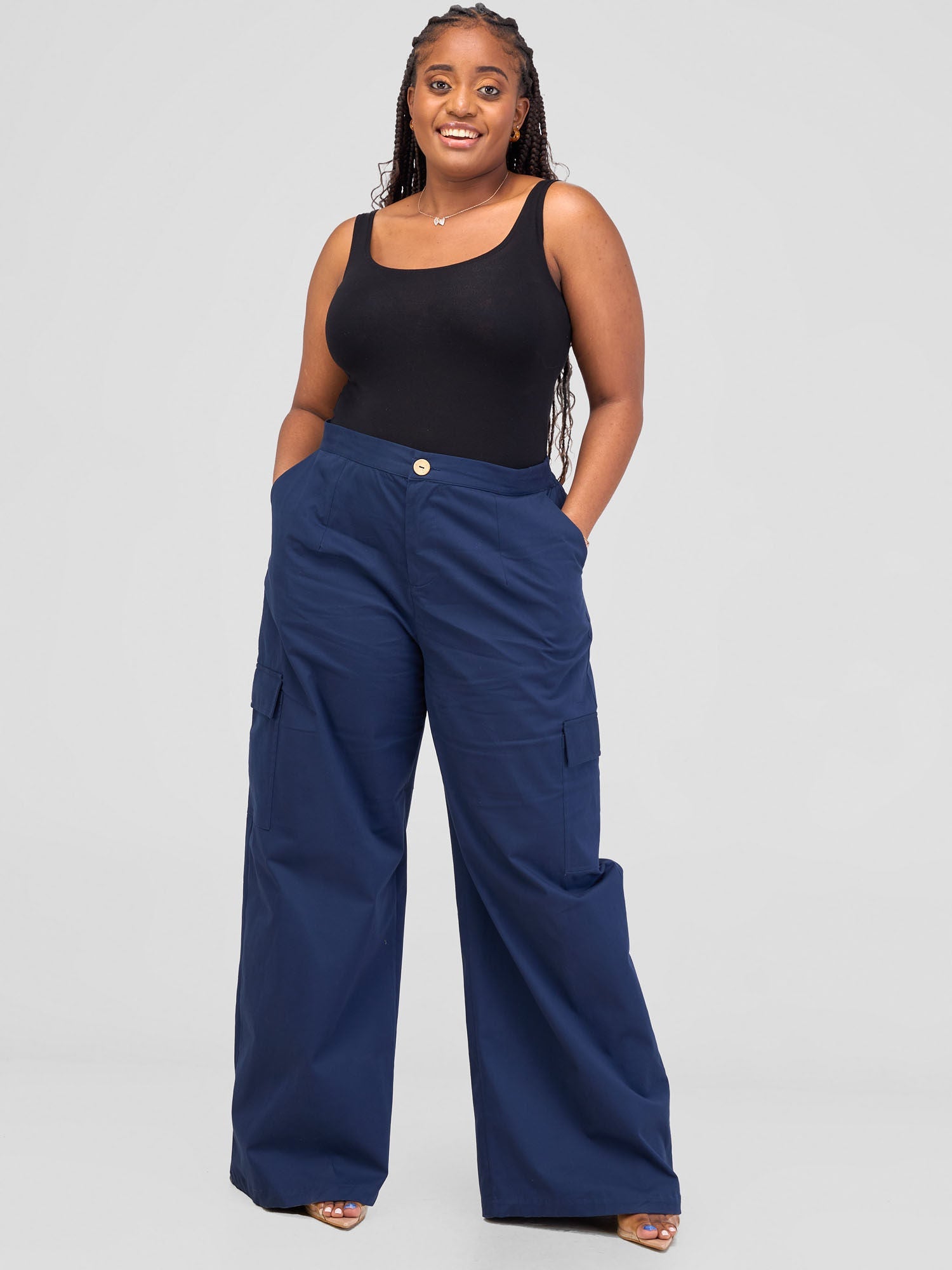 Safari Hawi Cargo Pants - Navy Blue