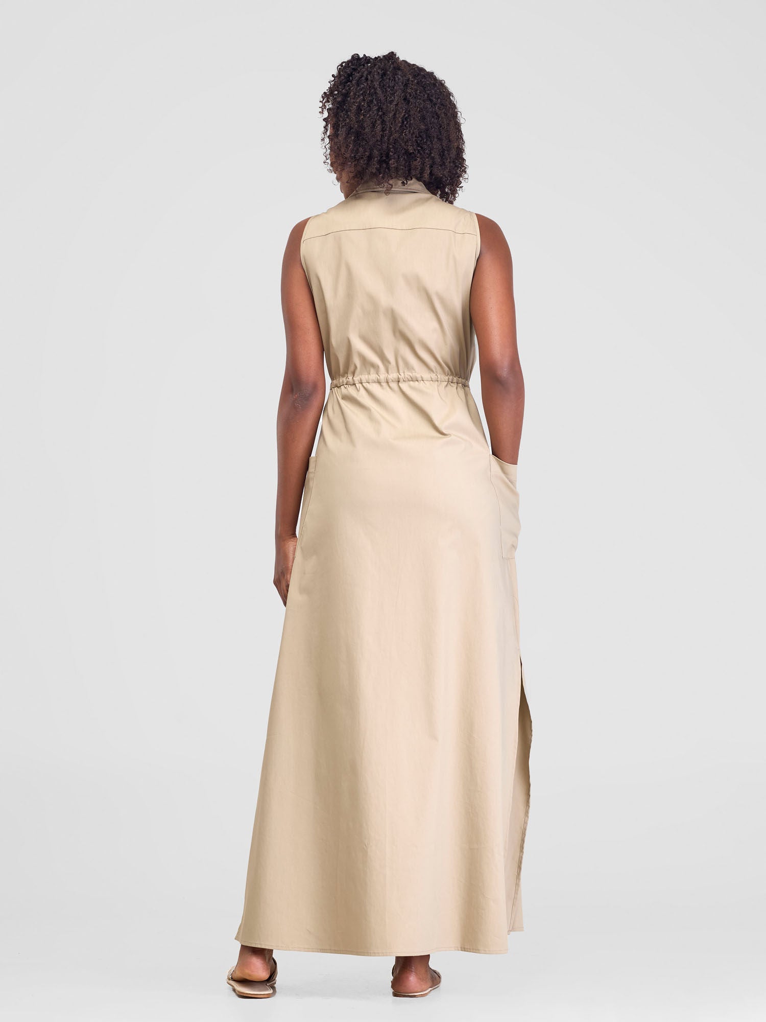 Safari Kamari Maxi Dress - Tan