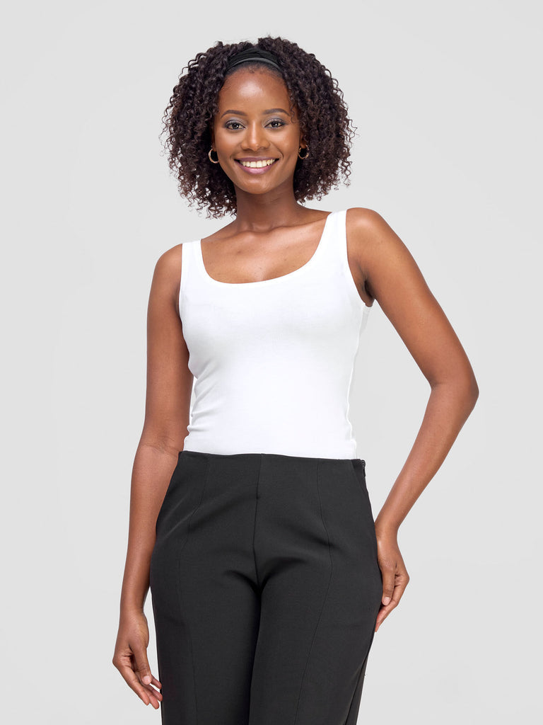 Vivo Basic Tank Top - White