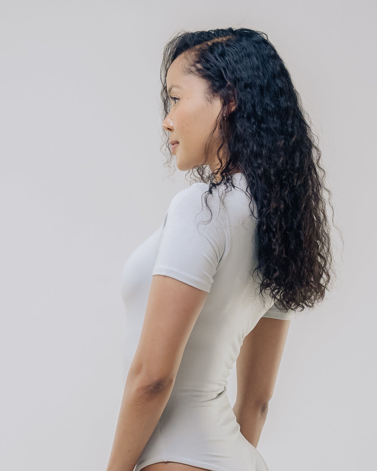 Vivo X This Is Essential  Short Sleeve Bodysuit - Grey