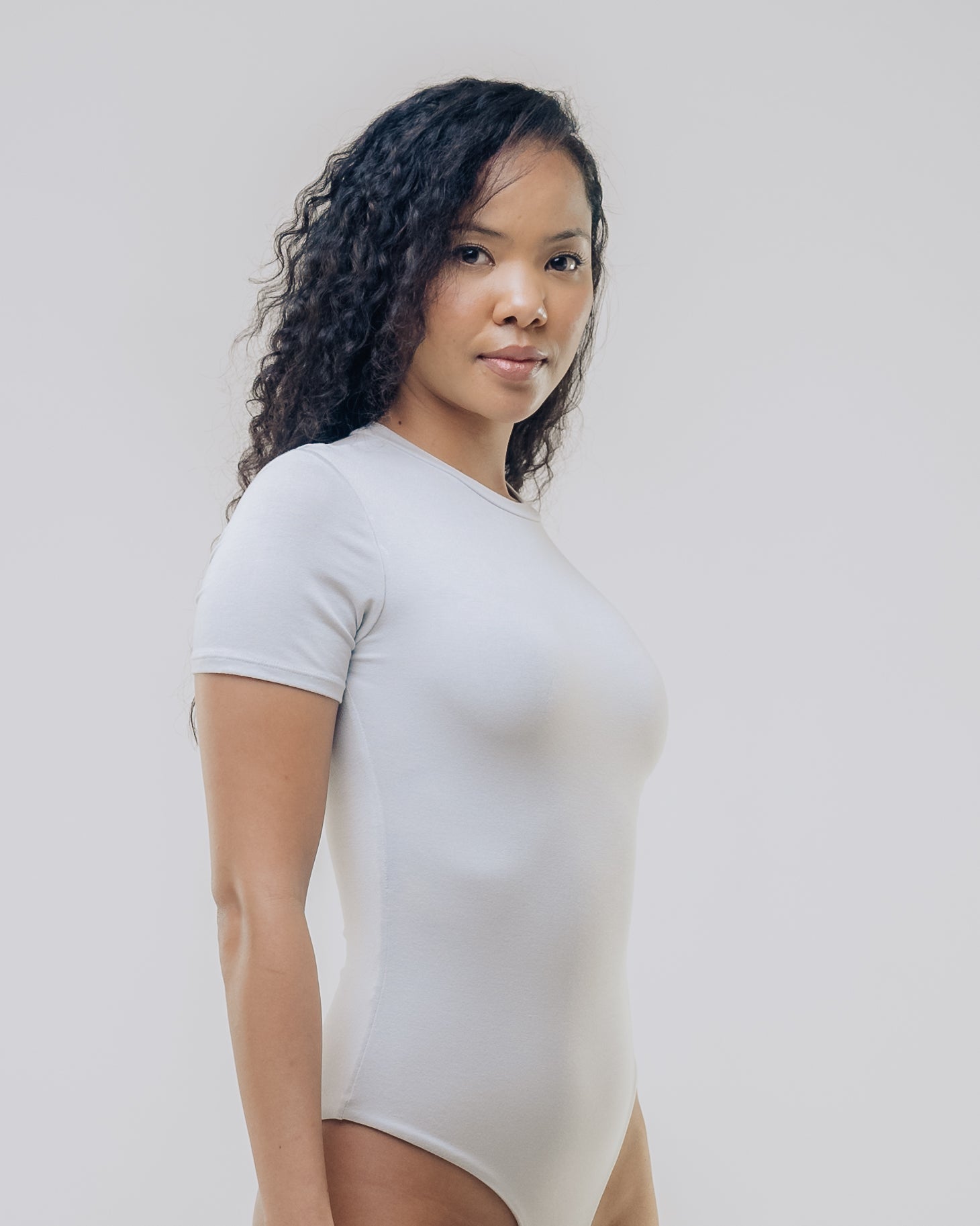 Vivo X This Is Essential  Short Sleeve Bodysuit - Grey