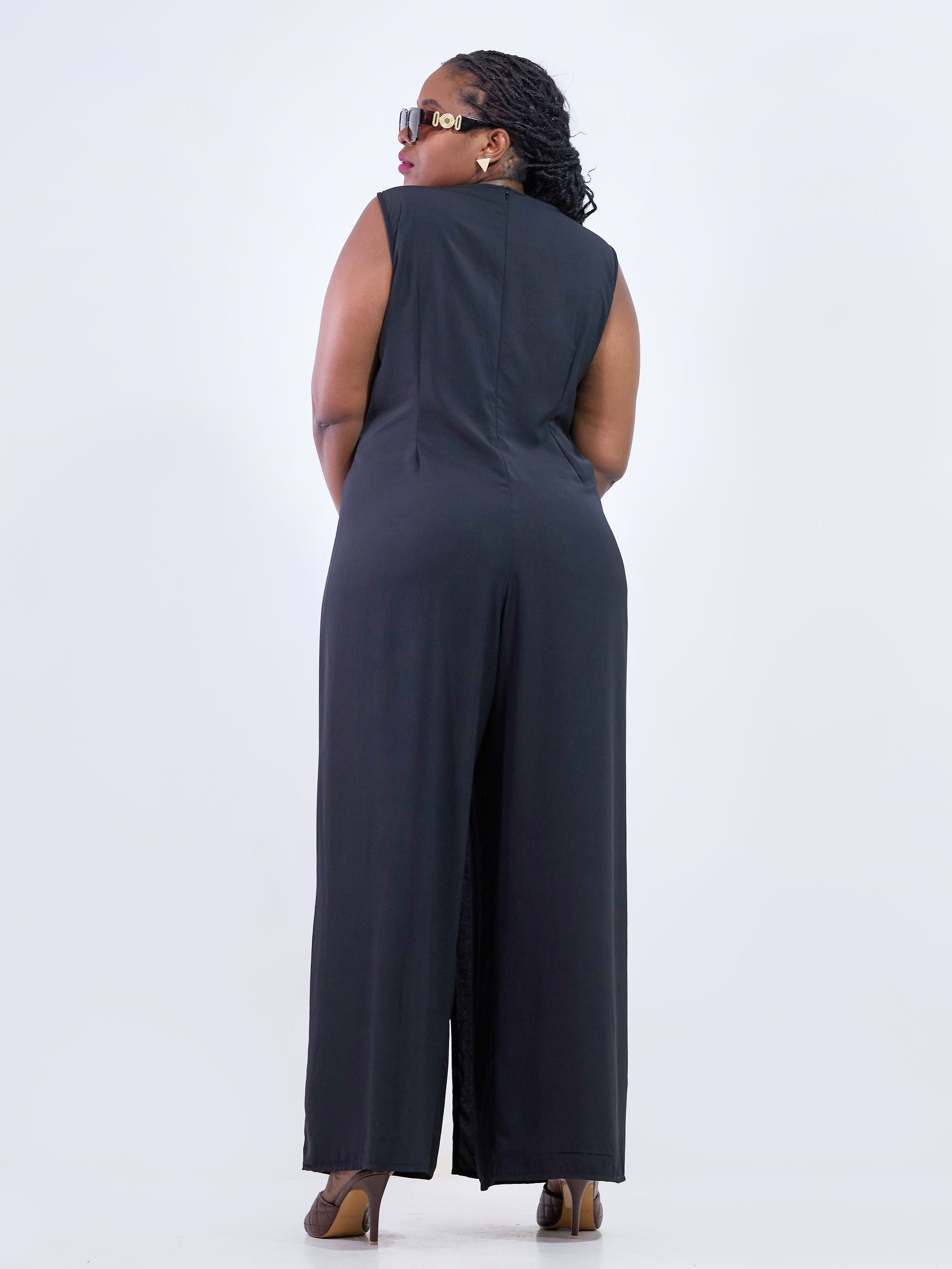 Vivo Dali Panel Jumpsuit - Black