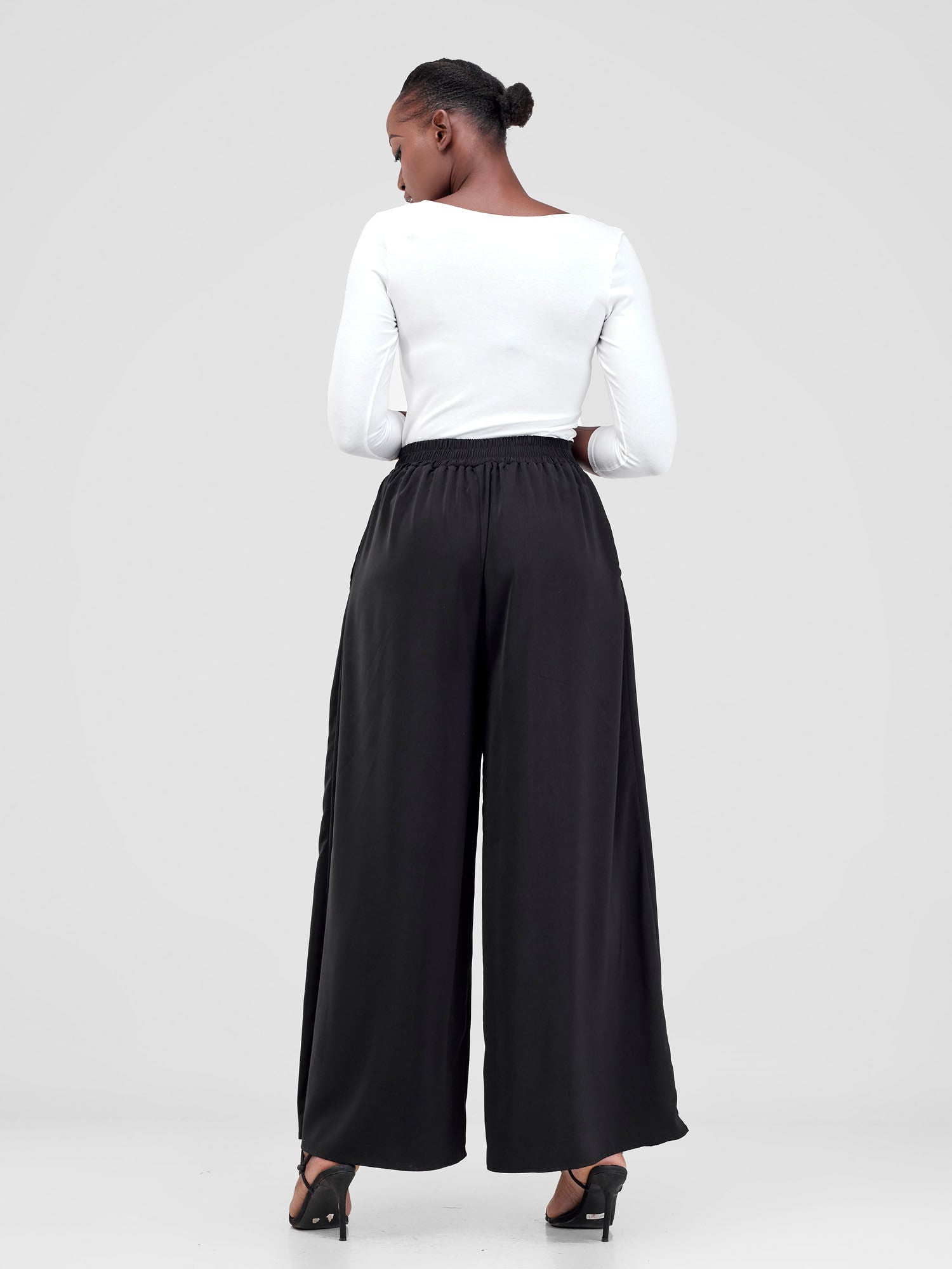 Vivo Dali Panel Wide Leg Pants - Black
