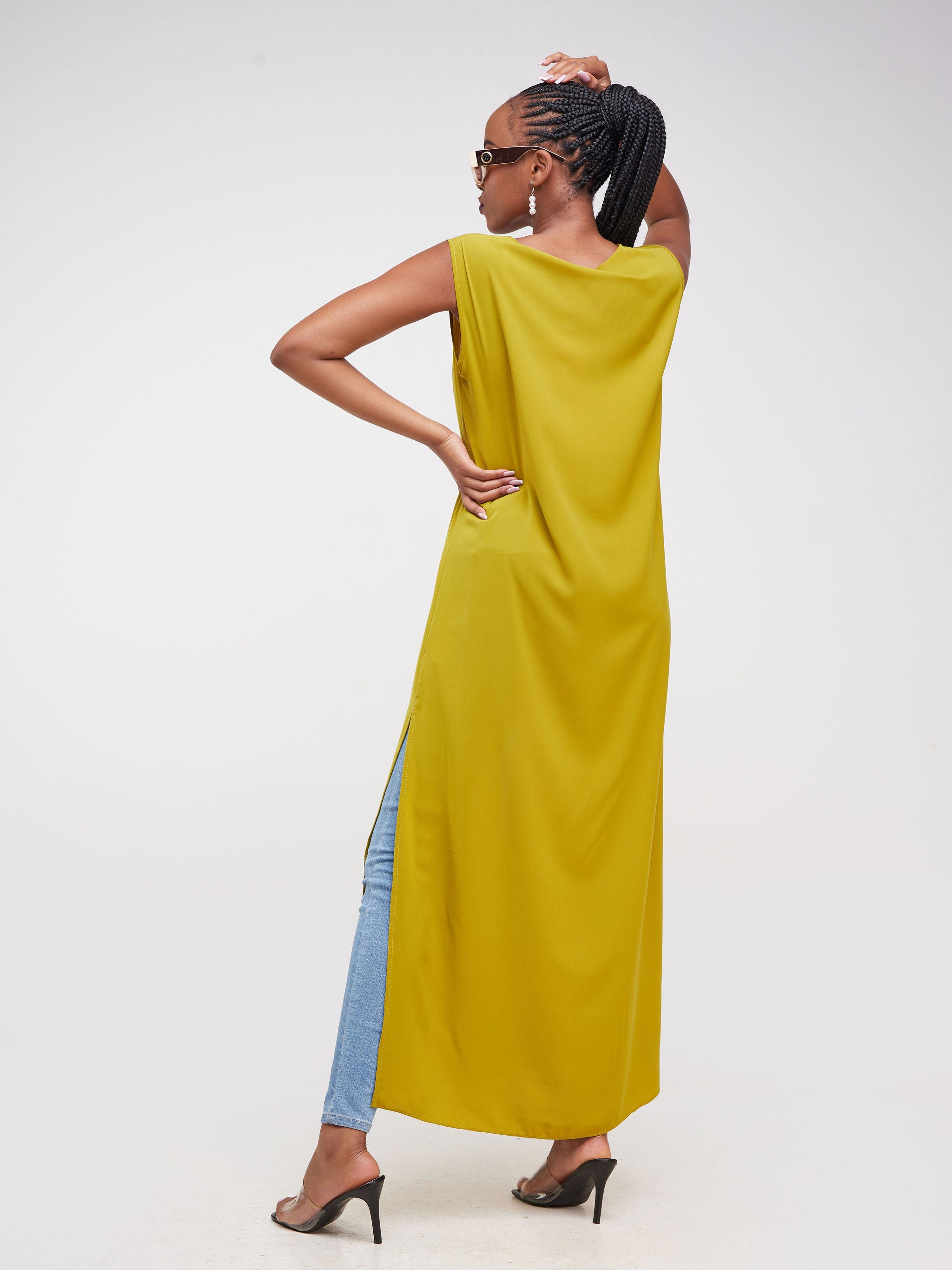 Vivo Dali Tie Kimono - Lime Green