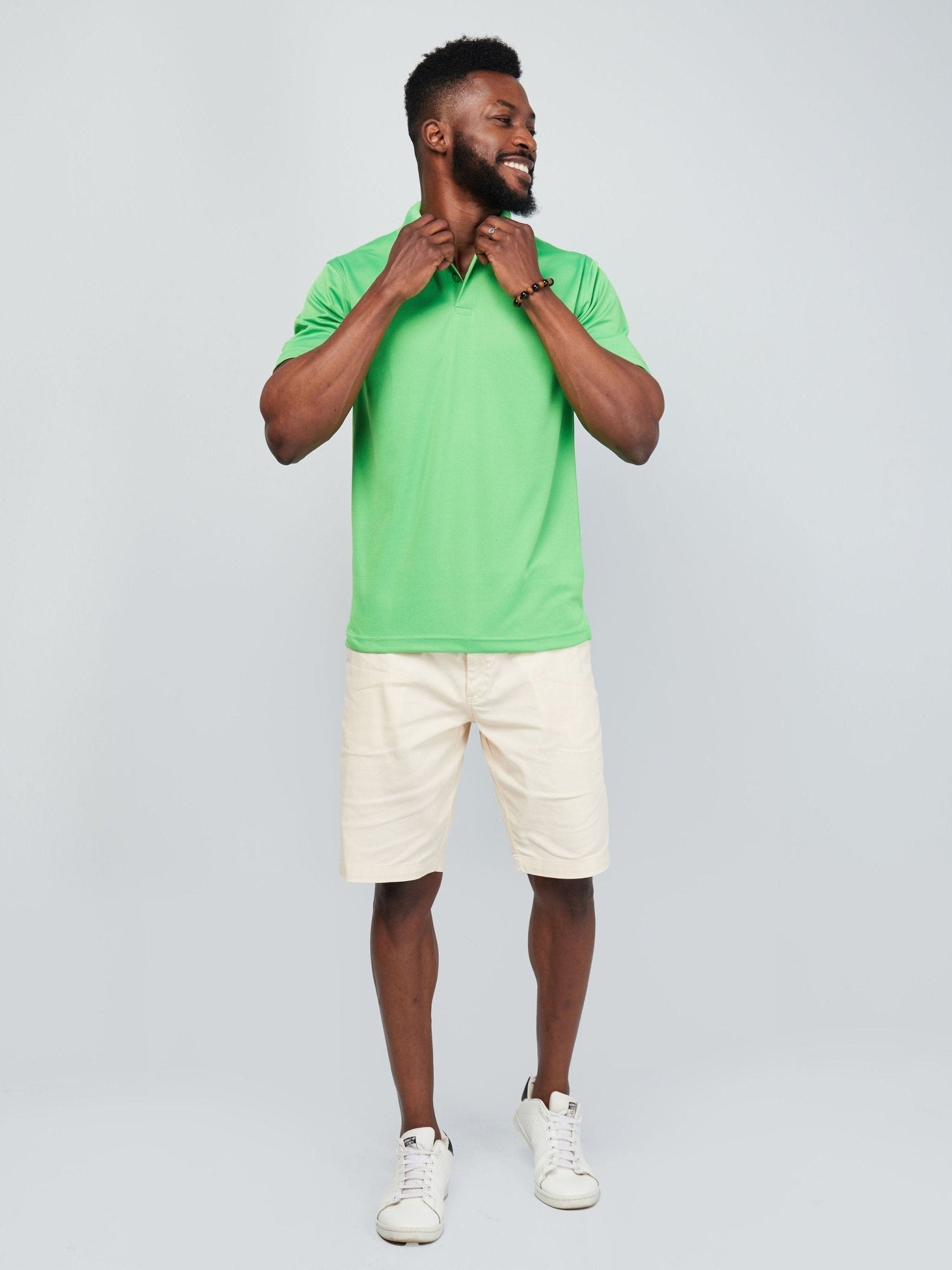 King's Collection Golf polo Shirt - Green - Shopzetu
