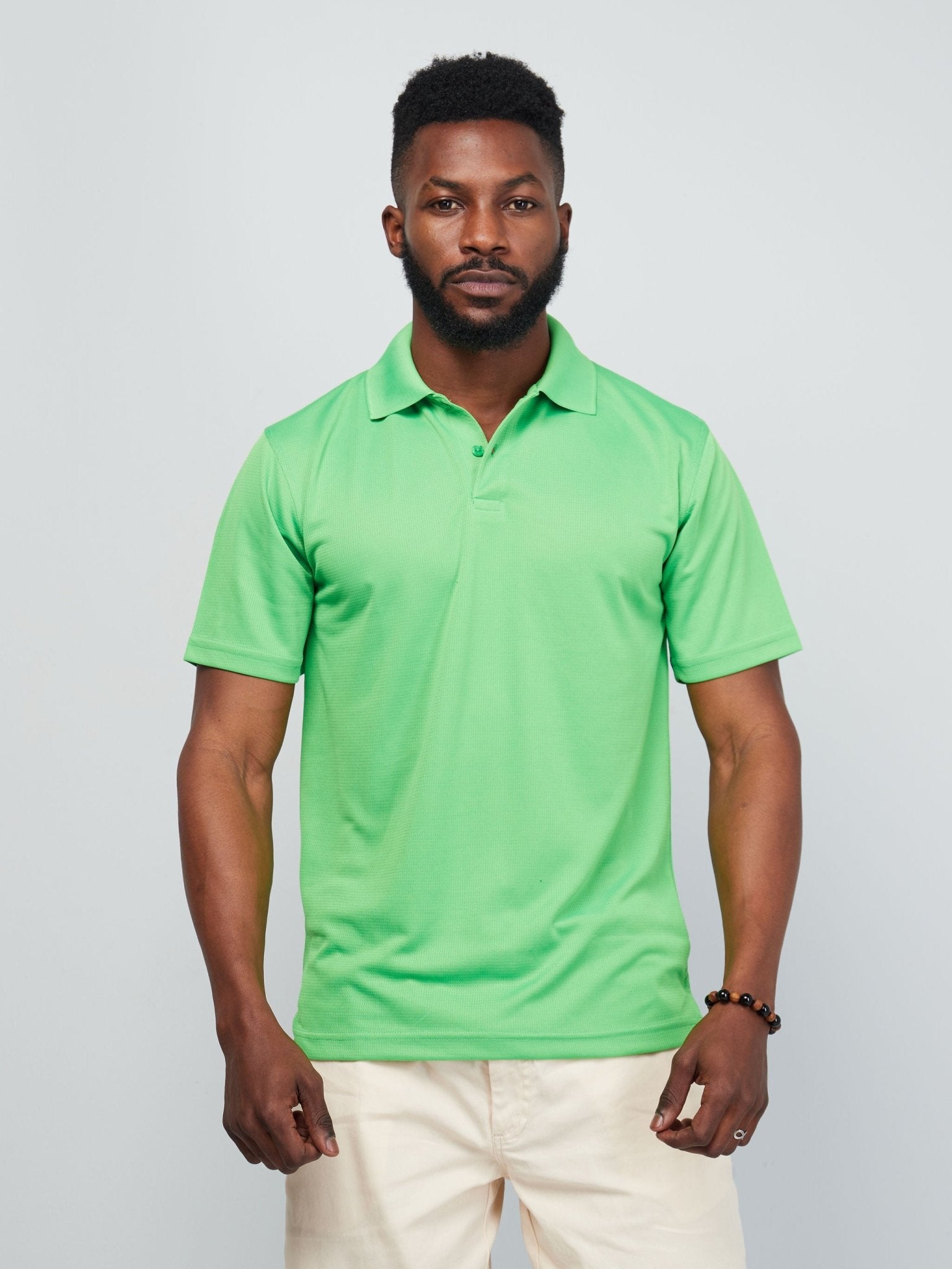 King's Collection Golf polo Shirt - Green - Shopzetu