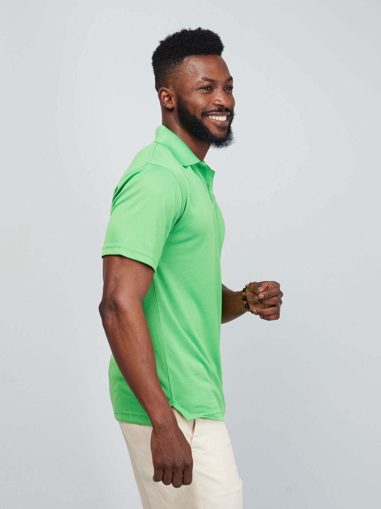 King's Collection Golf polo Shirt - Green - Shopzetu