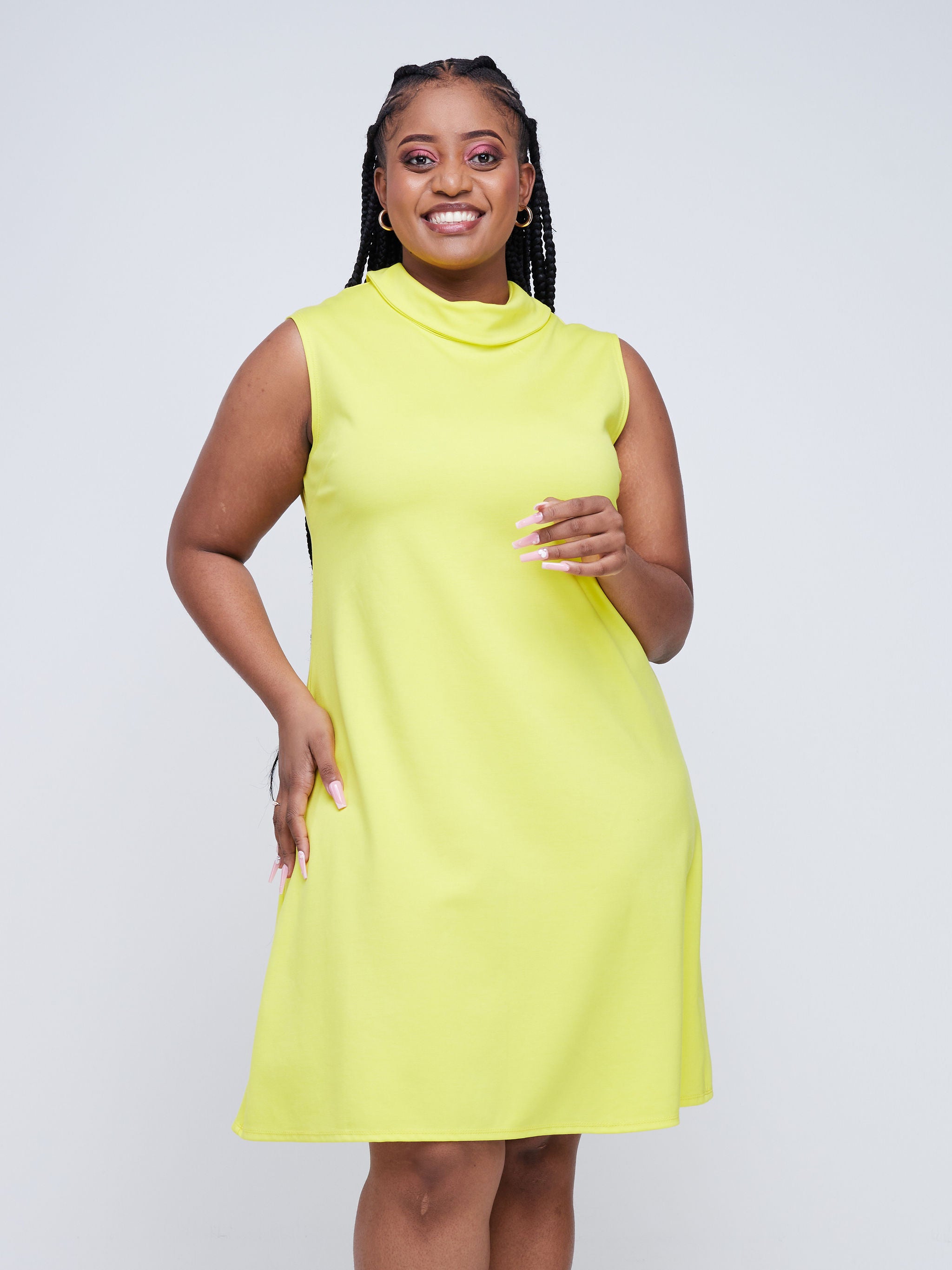 Vivo Chalbi A-line Dress - Yellow