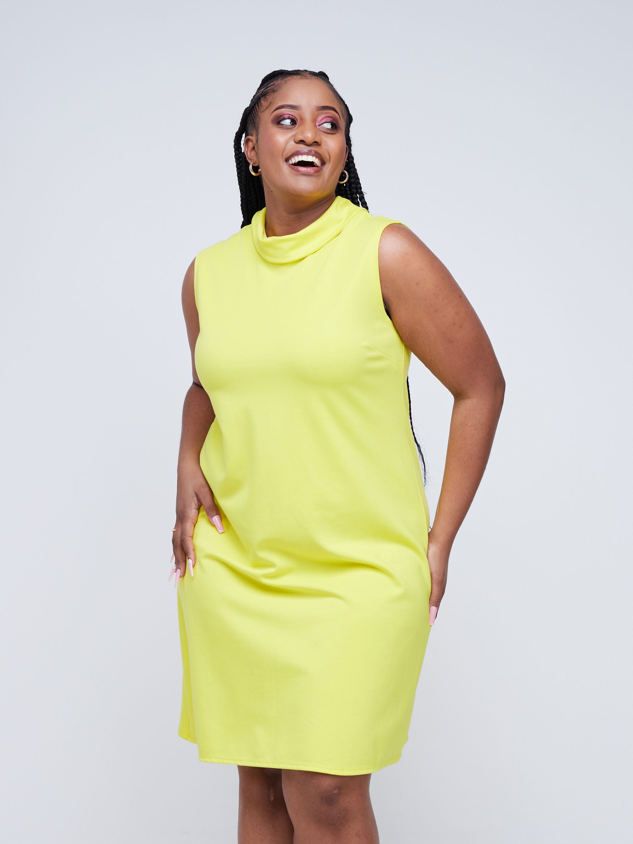 Vivo Chalbi A-line Dress - Yellow