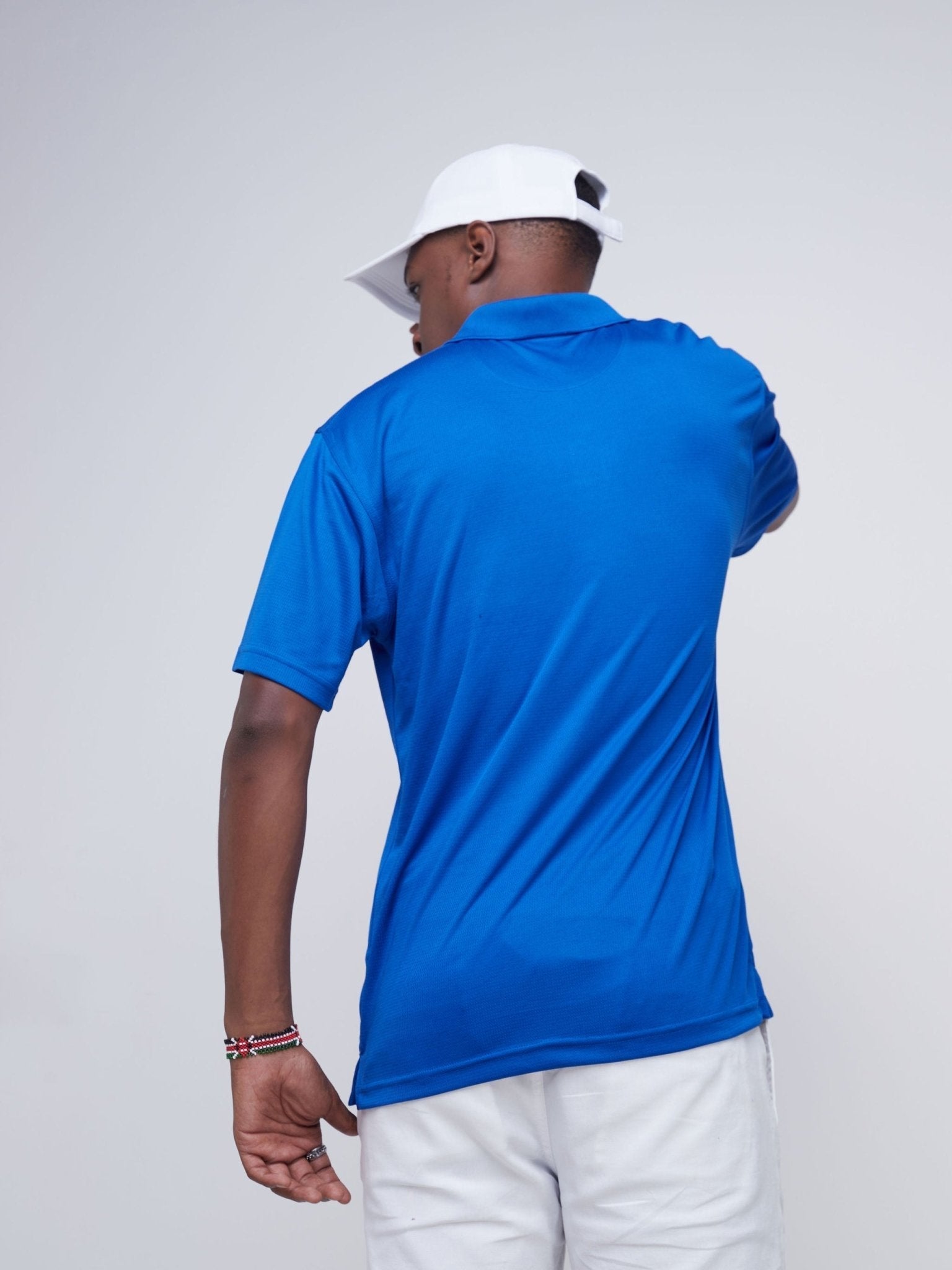 King's Collection Golf polo Shirt - Blue - Shopzetu