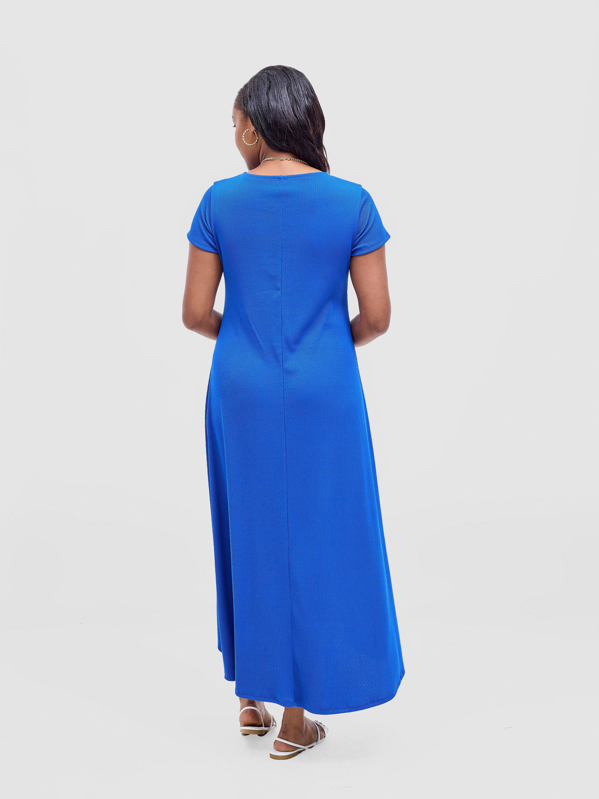 Vivo Rema High Low Maxi Dress - Royal Blue