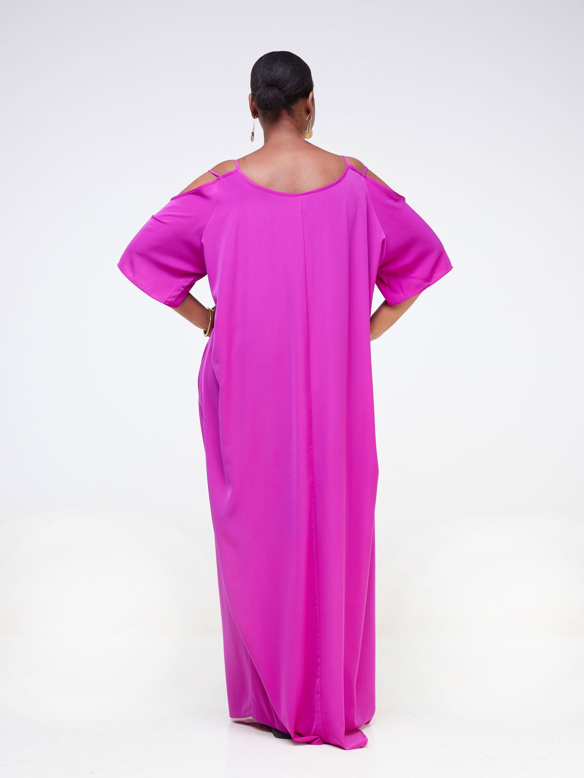 Vivo Dali Strappy Shoulder Tent Maxi Dress - Purple
