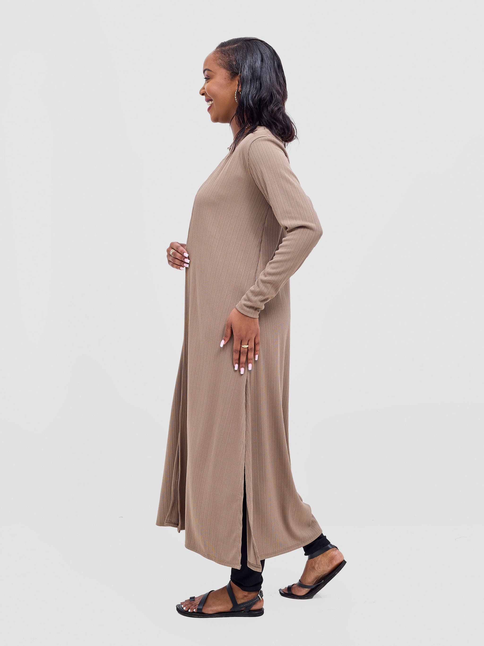 Vivo Rema Waterfall - Dark Taupe