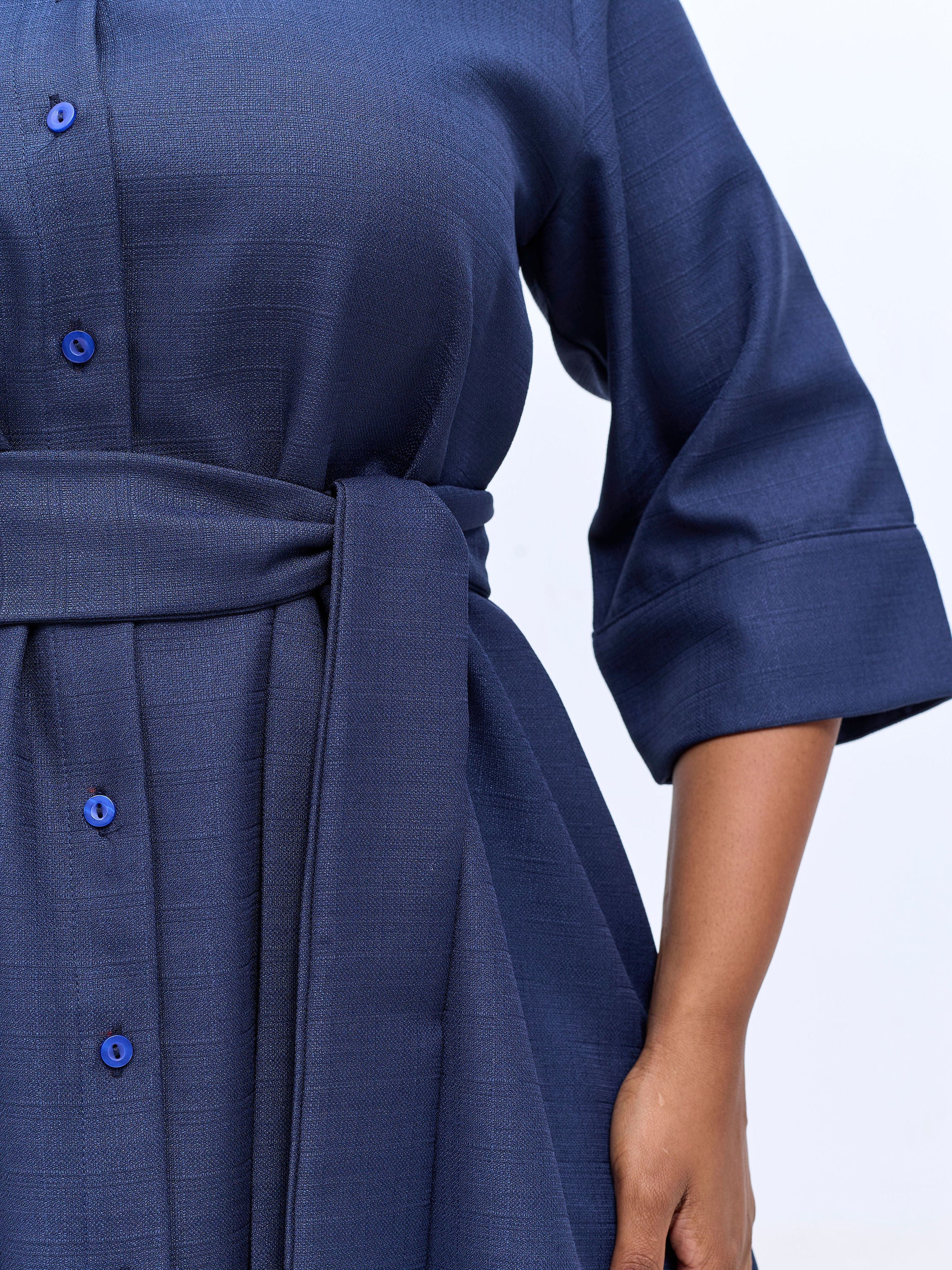 Vivo Analo Dress Coat - Navy