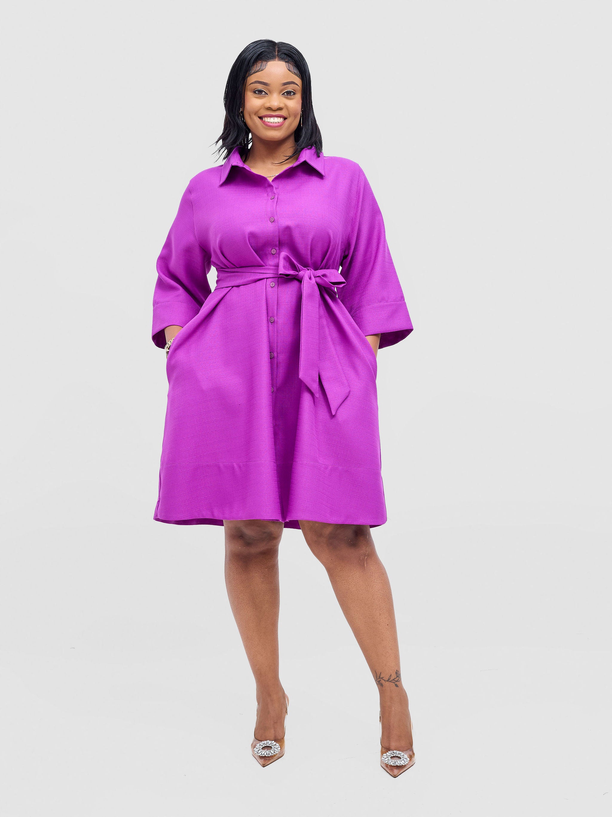 Vivo Analo Dress Coat - Light Purple