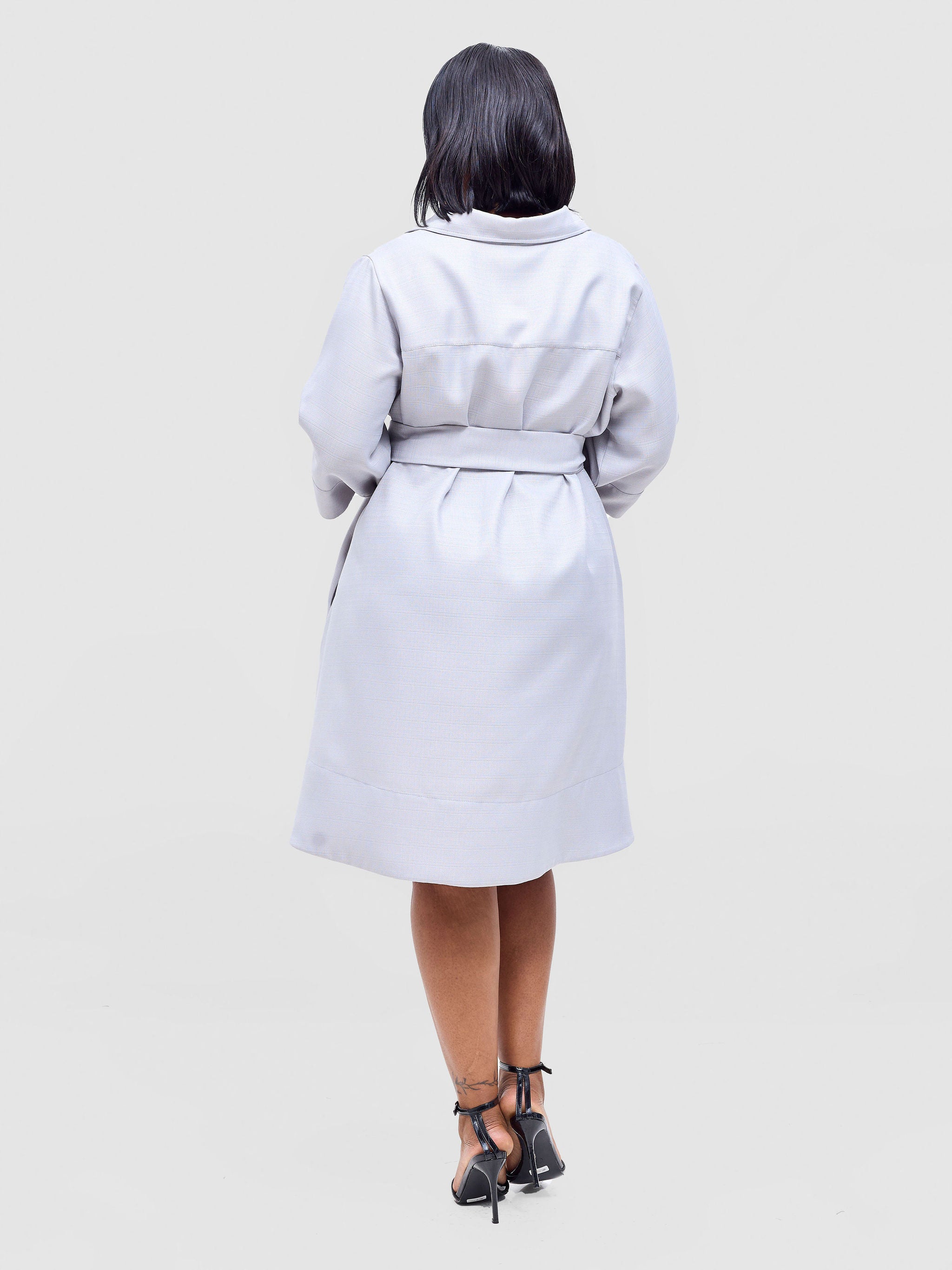 Vivo Analo Dress Coat - Grey
