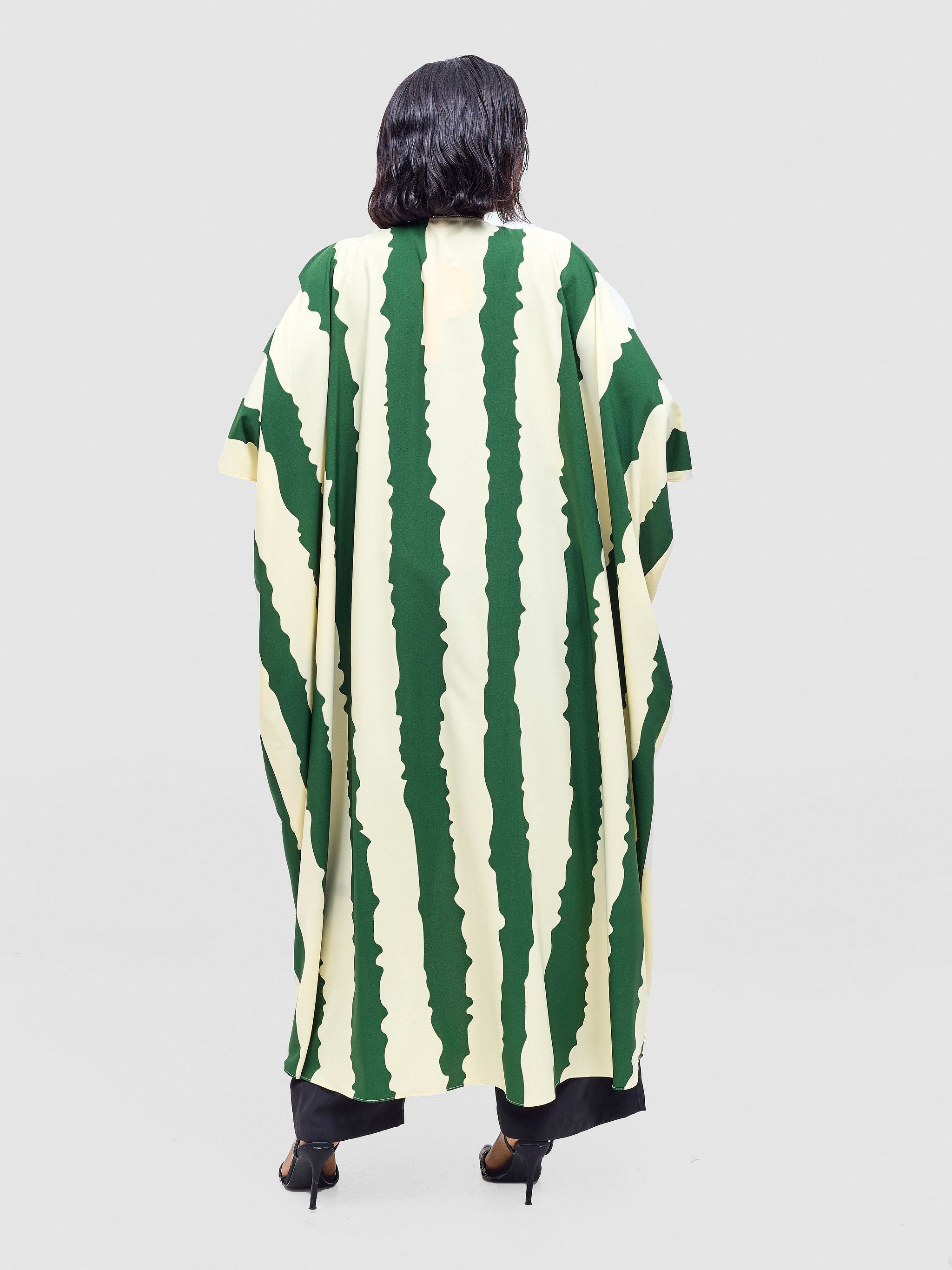Vivo Ayla Maxi Kimono - Hunters / Cream Yla Print