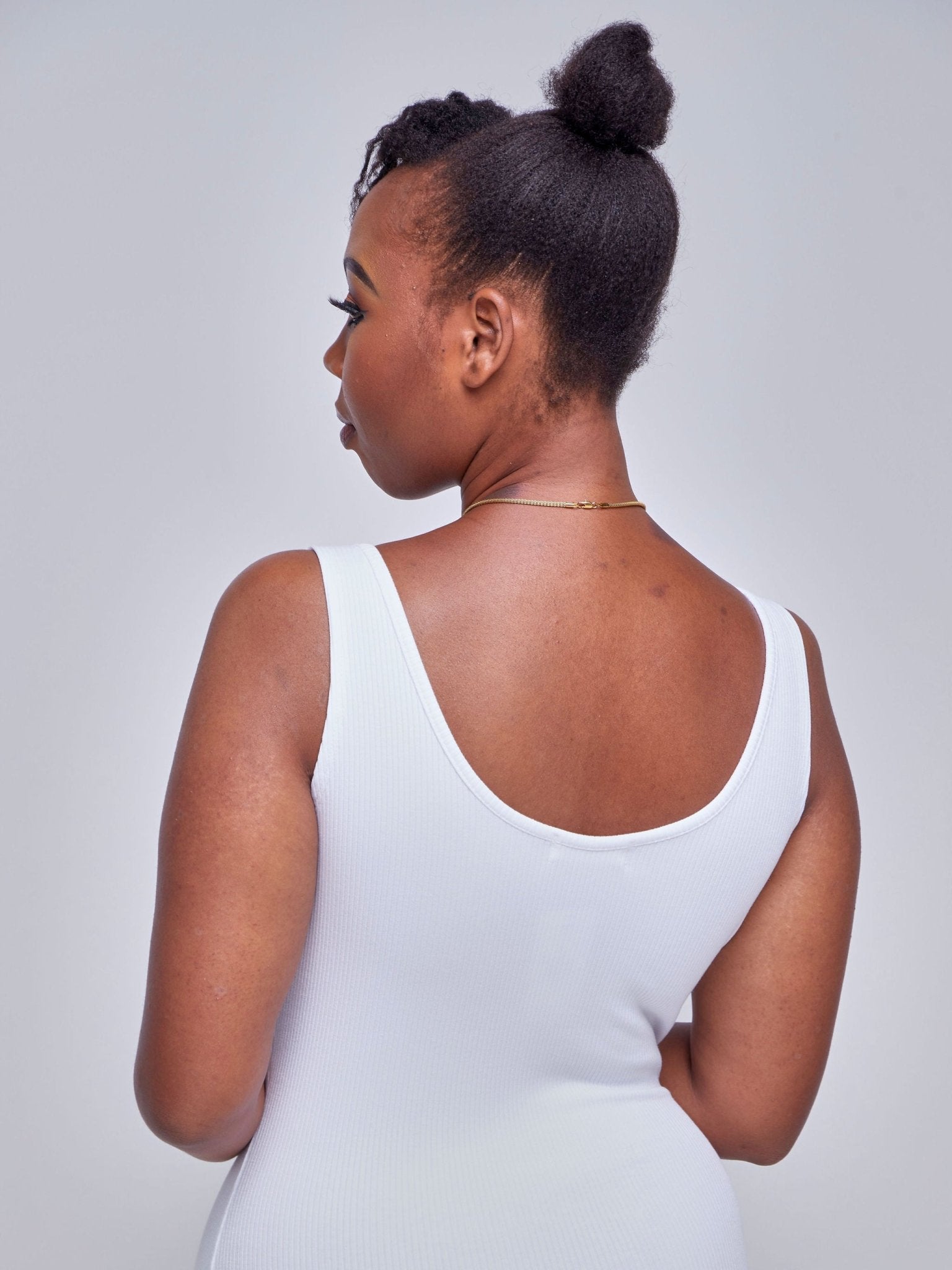 Popular 21 Sleeveless Pencil Dress - White - Shopzetu