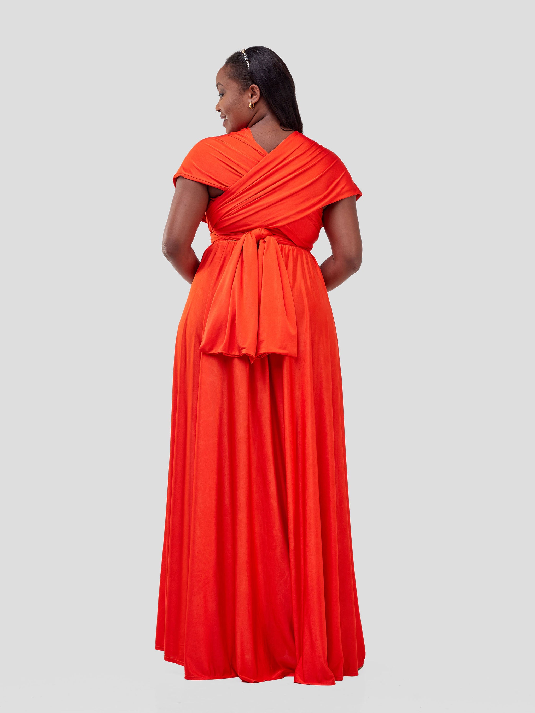 Vivo Fara Multiway Maxi Dress - Orange