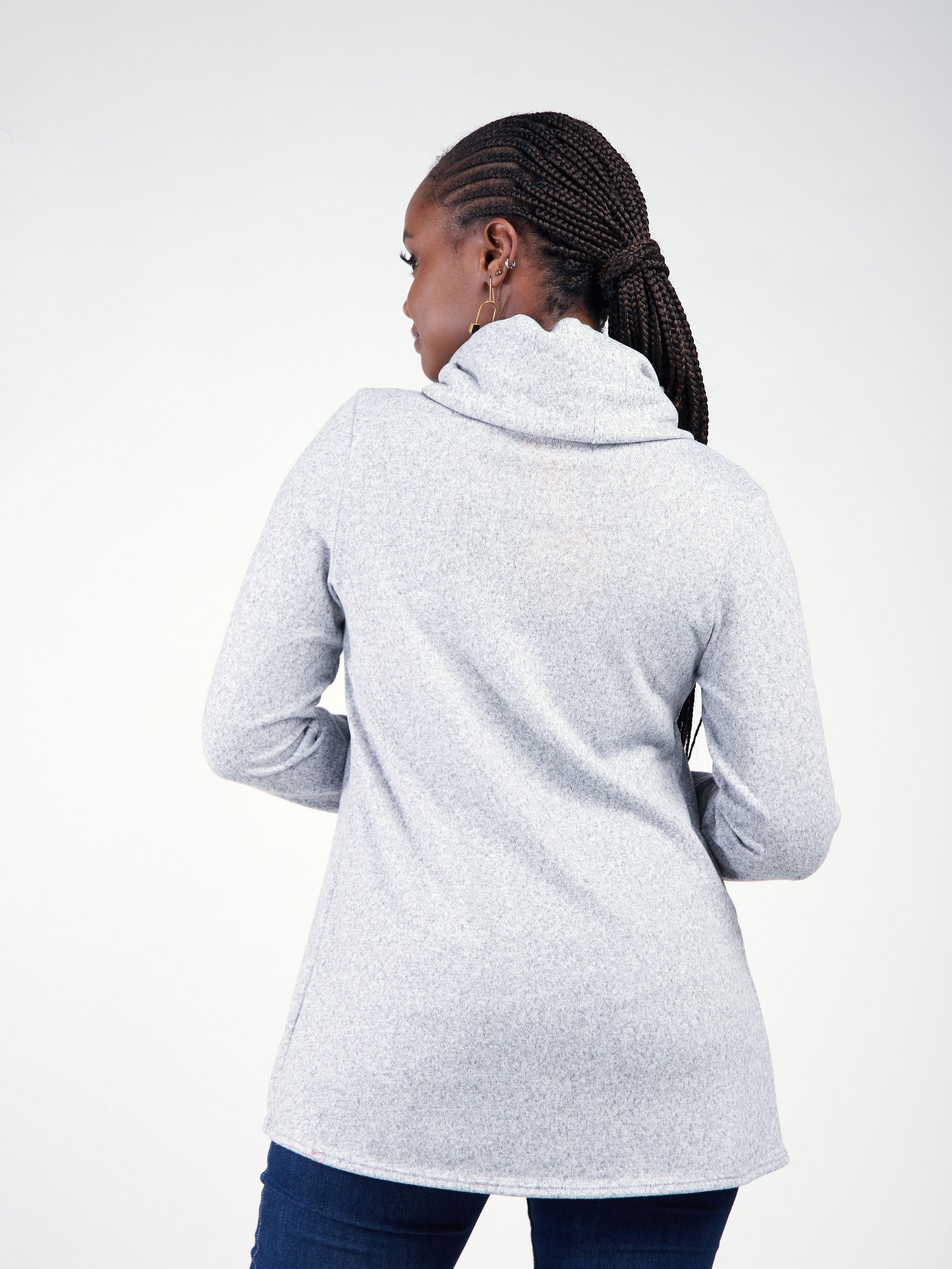Vivo Basic Tulip Sweater - Grey