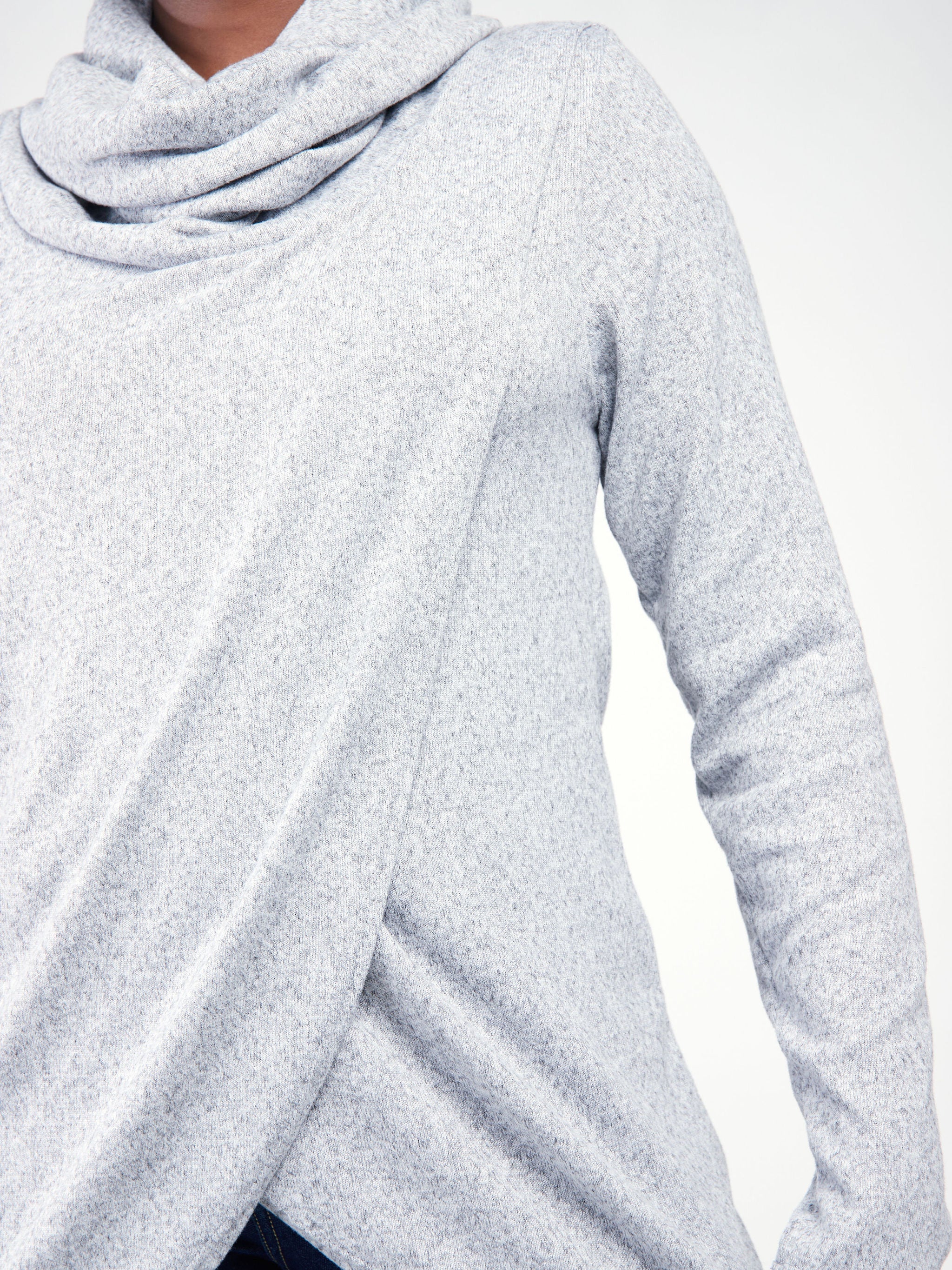 Vivo Basic Tulip Sweater - Grey