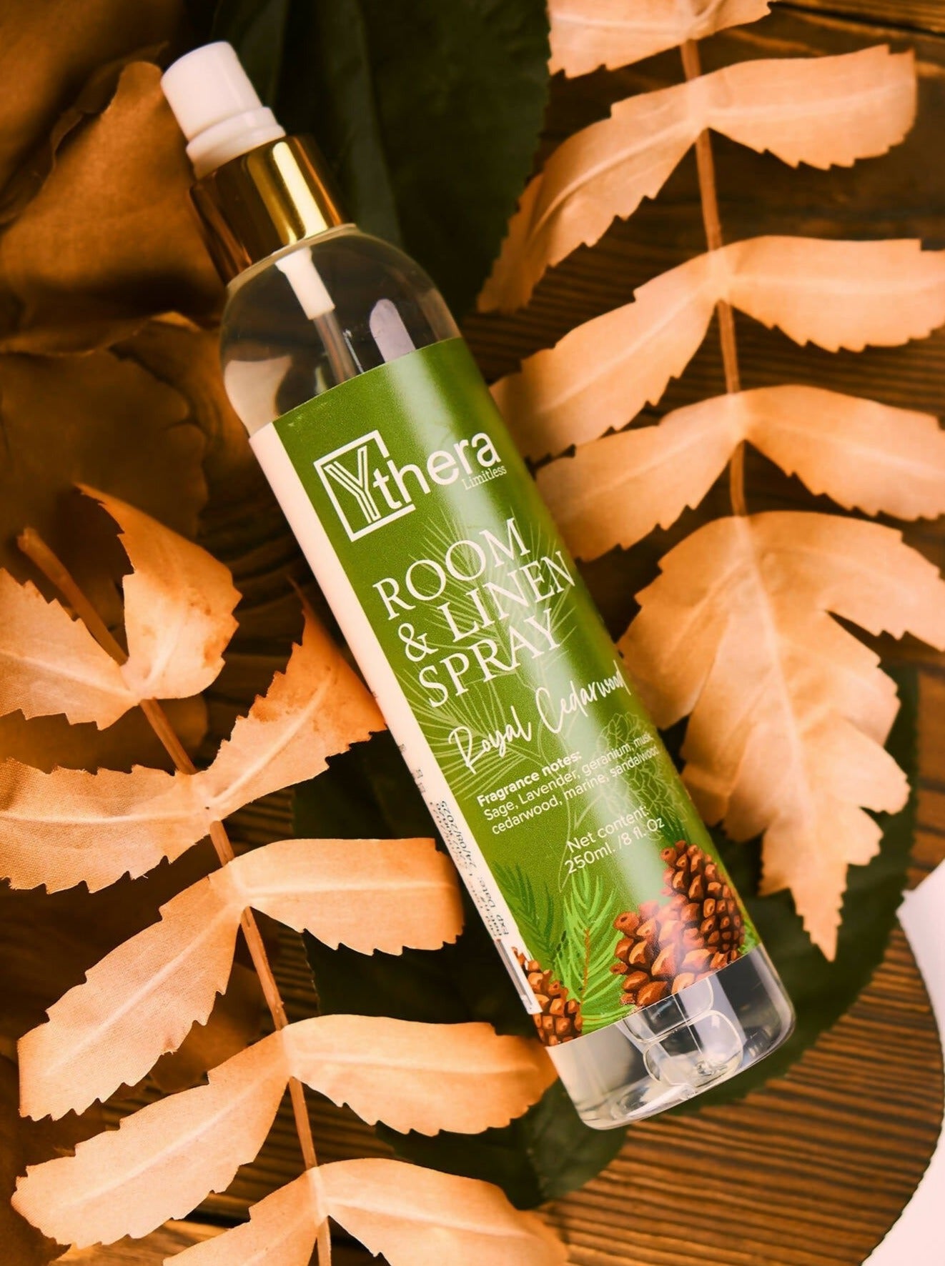 Ythera Royal Cedarwood Room & Linen Spray 250ml - Shopzetu