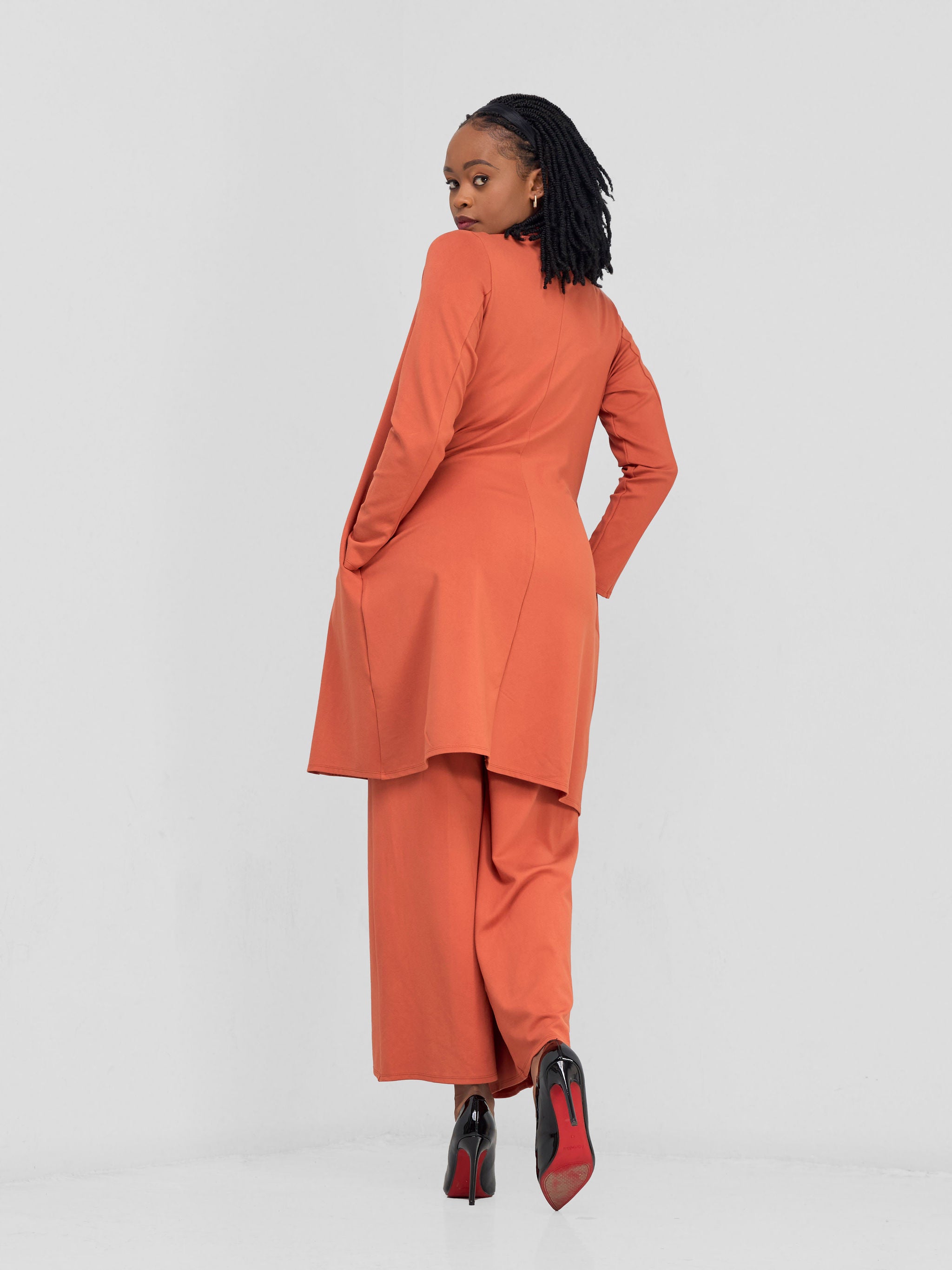 Vivo Basic Trench Coat - Rust