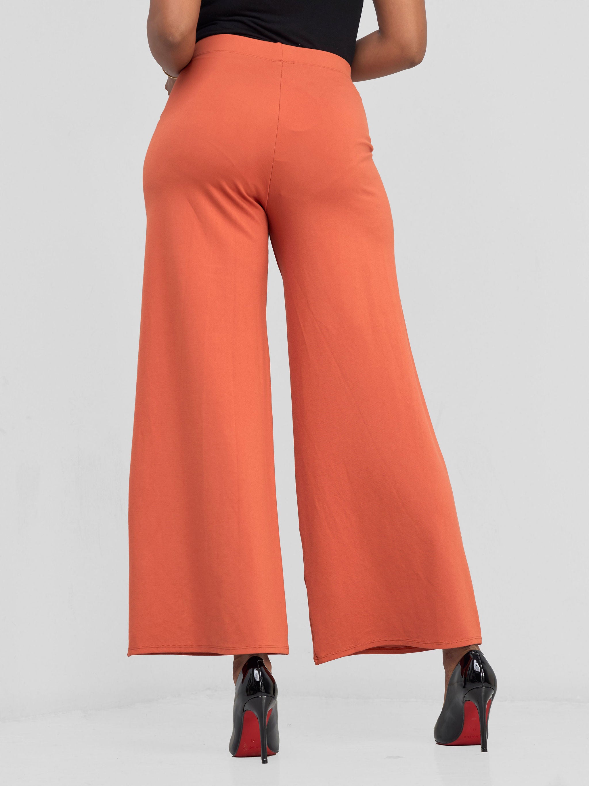 Vivo Upe Wide Leg Pants - Rust