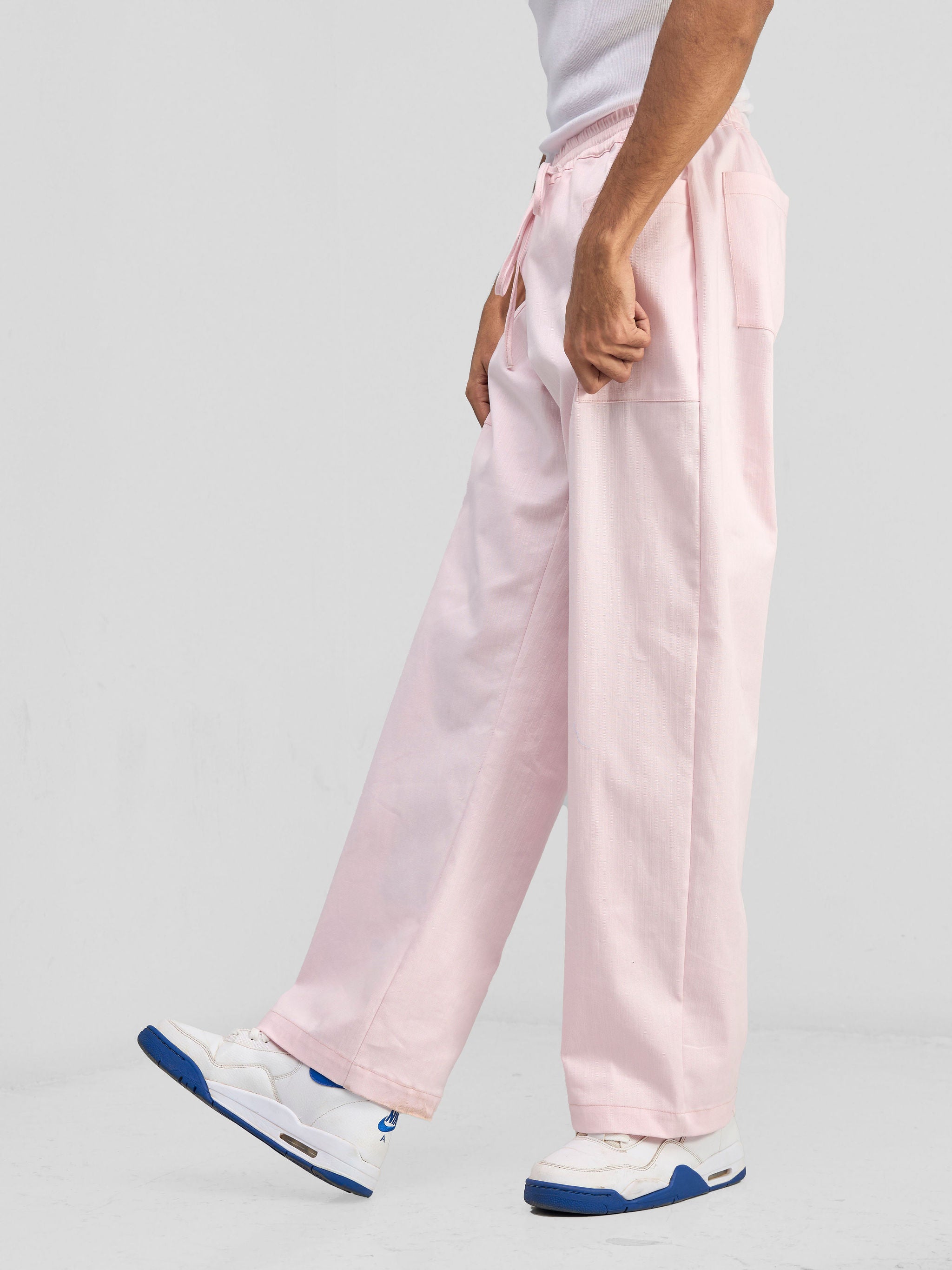 Zoya Banda Men's Wide Pants - Pink