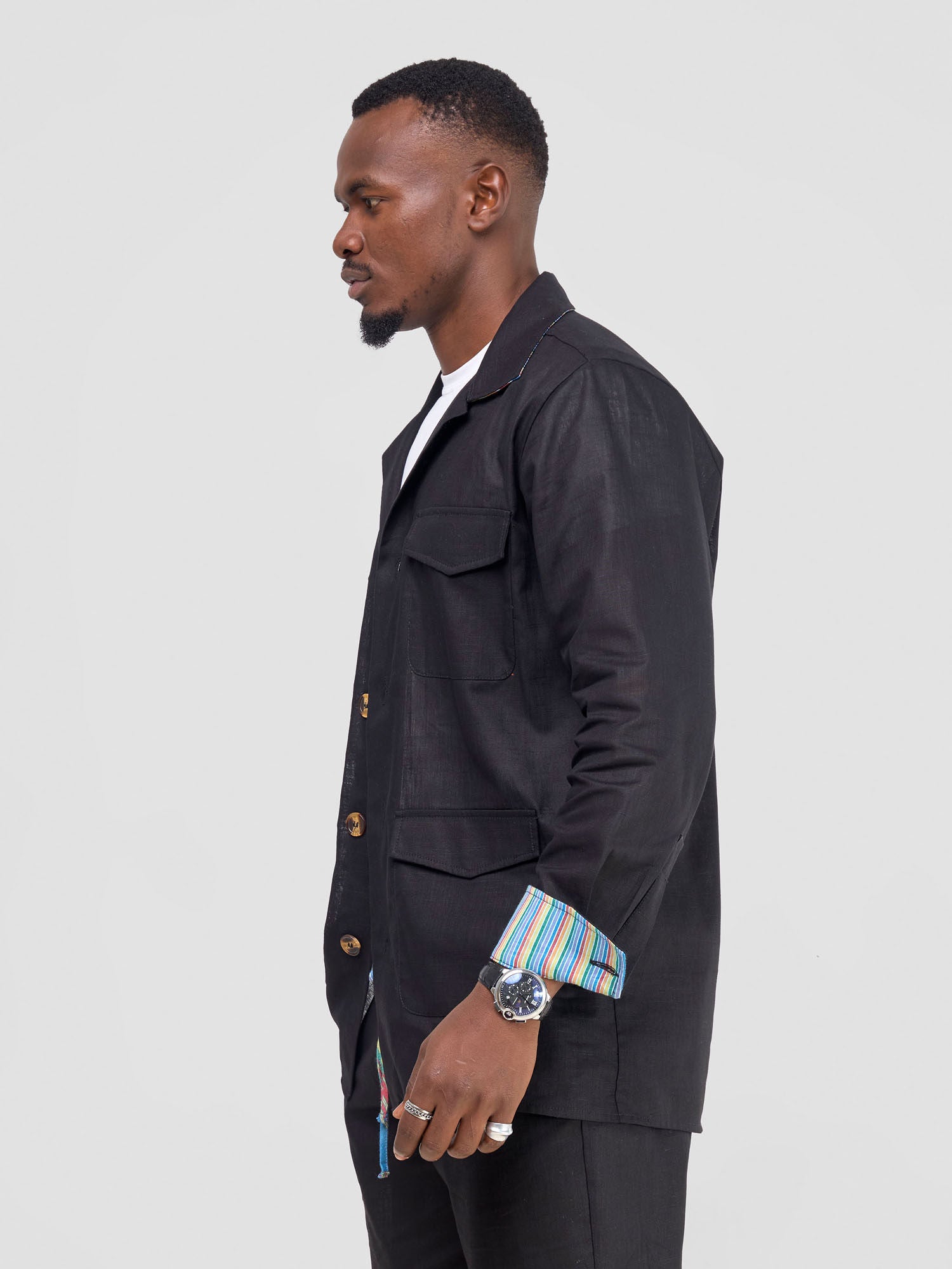 Safari Savannah Men's Jacket - Black