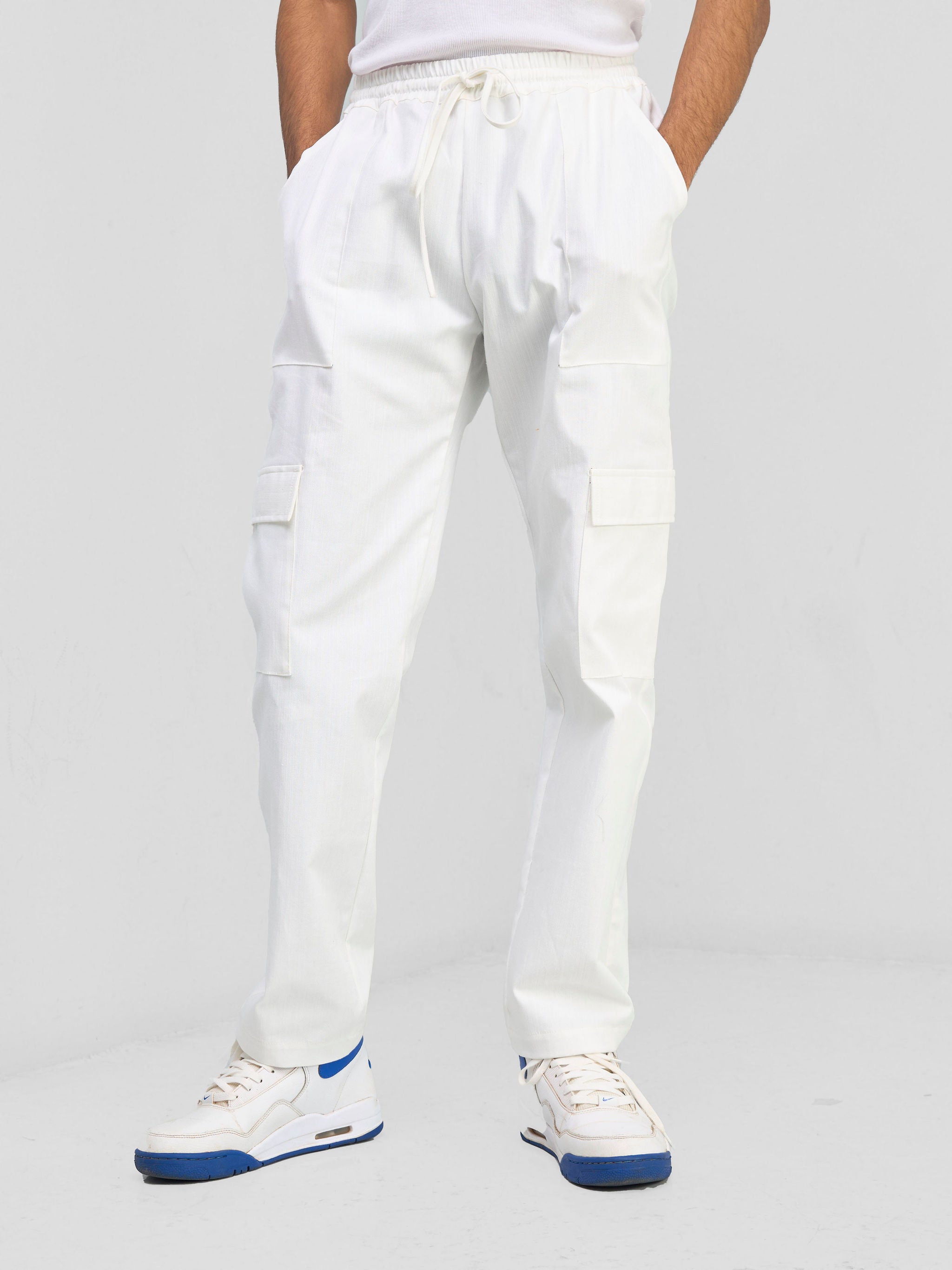 Zoya Banda Men's Cargo Pants - White