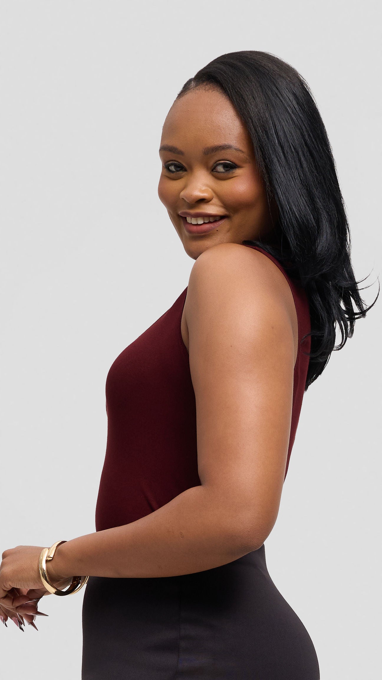 Vivo Everyday Tank Top in Jersey - Mulberry