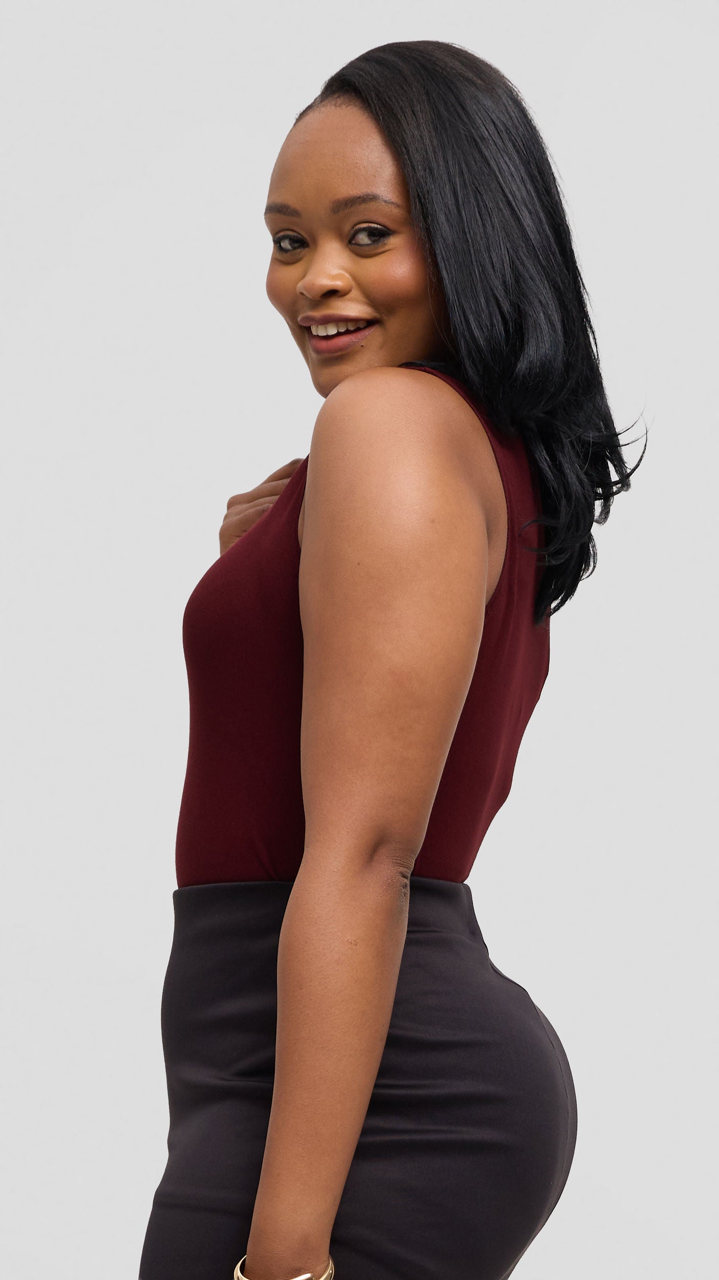 Vivo Everyday Tank Top in Jersey - Mulberry