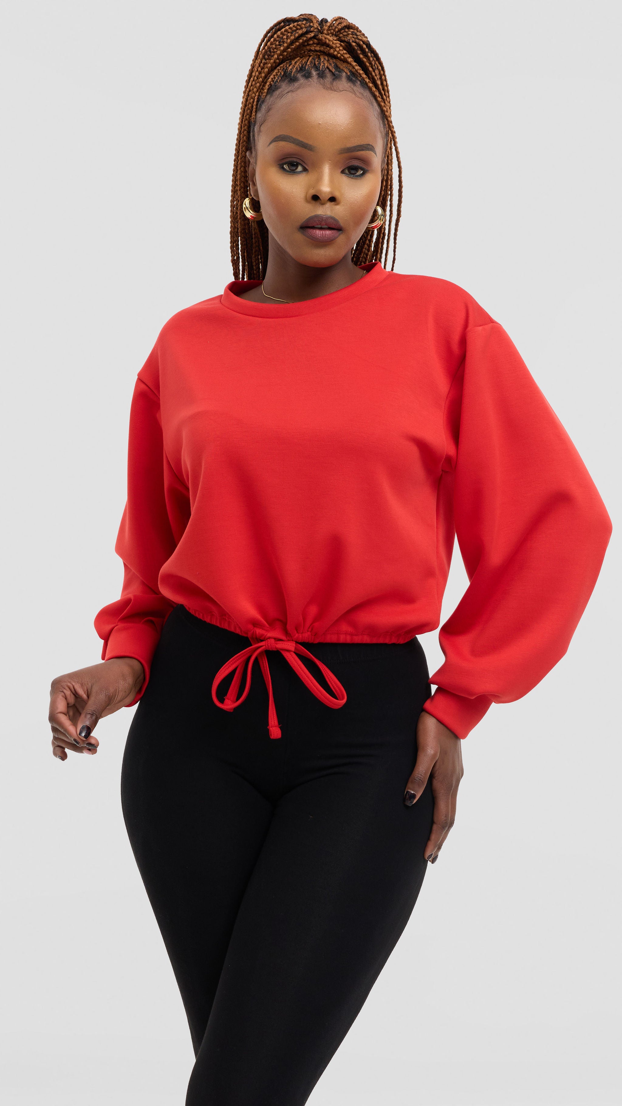 Vivo Sweatshirt in Scuba - Red