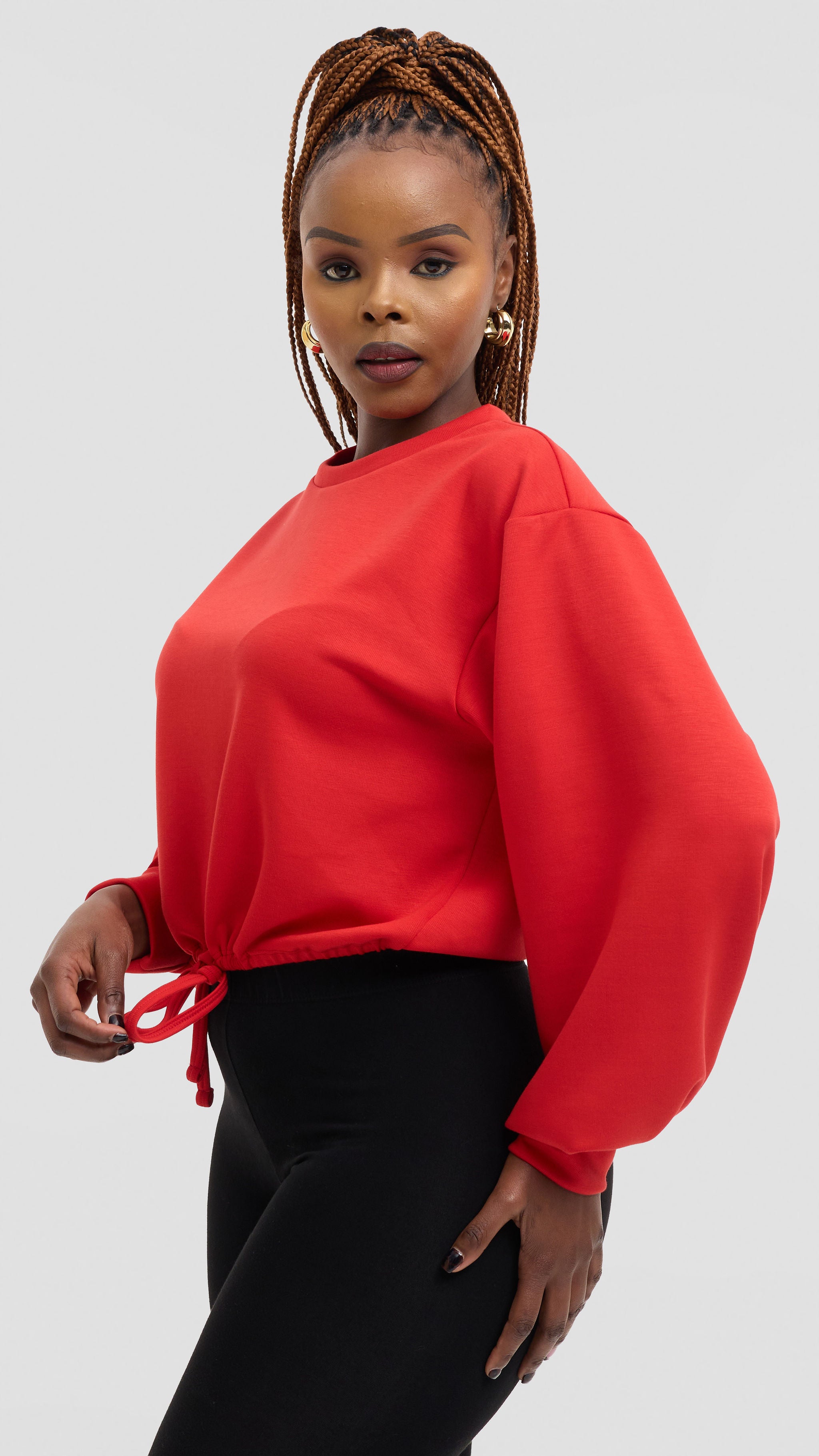 Vivo Sweatshirt in Scuba - Red