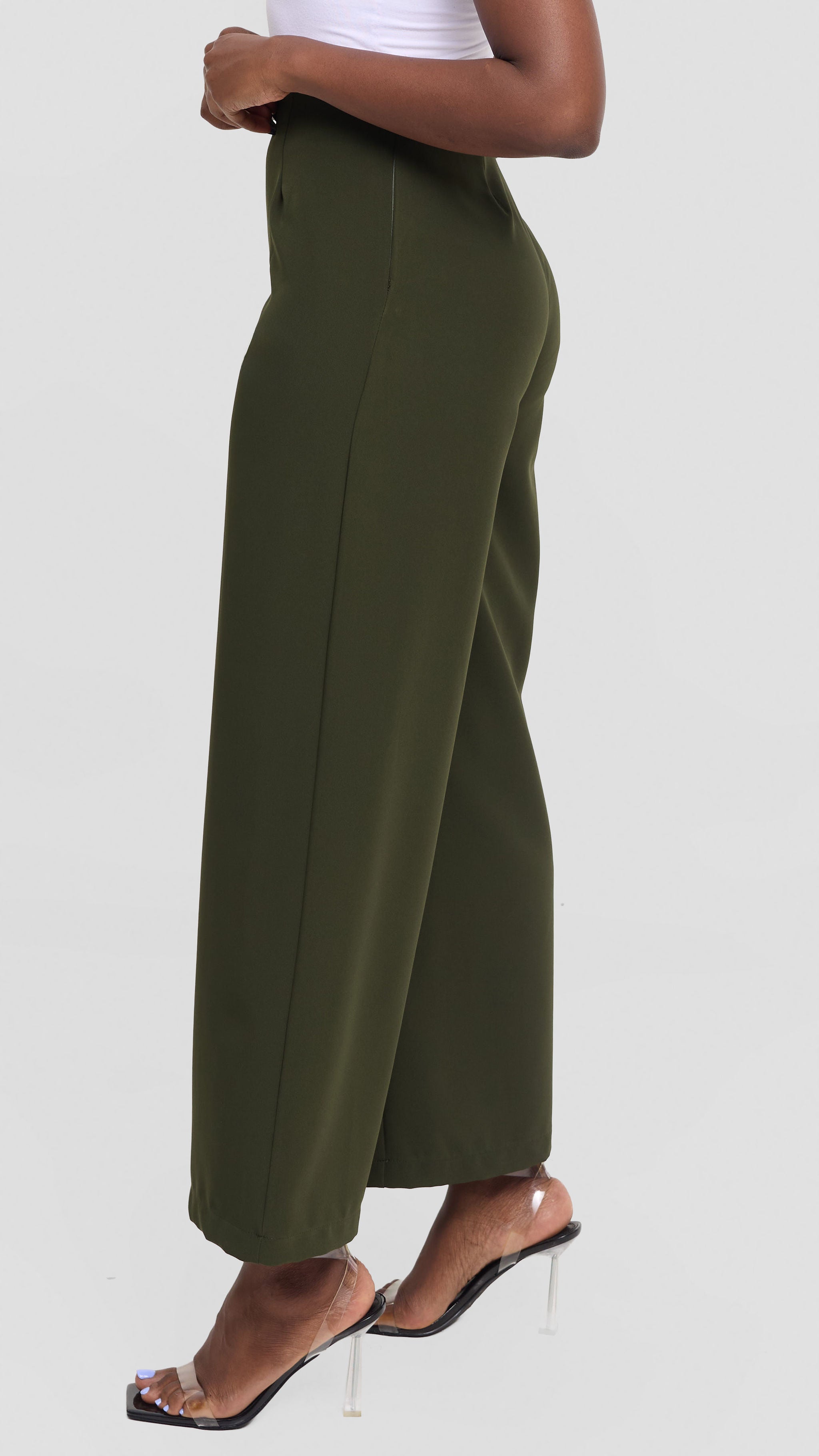 Vivo Tatili Wide Leg Pants in Heavy Crepe - Dark Hunters