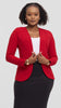 Vivo Basic Dua Jacket in Ponte - Red