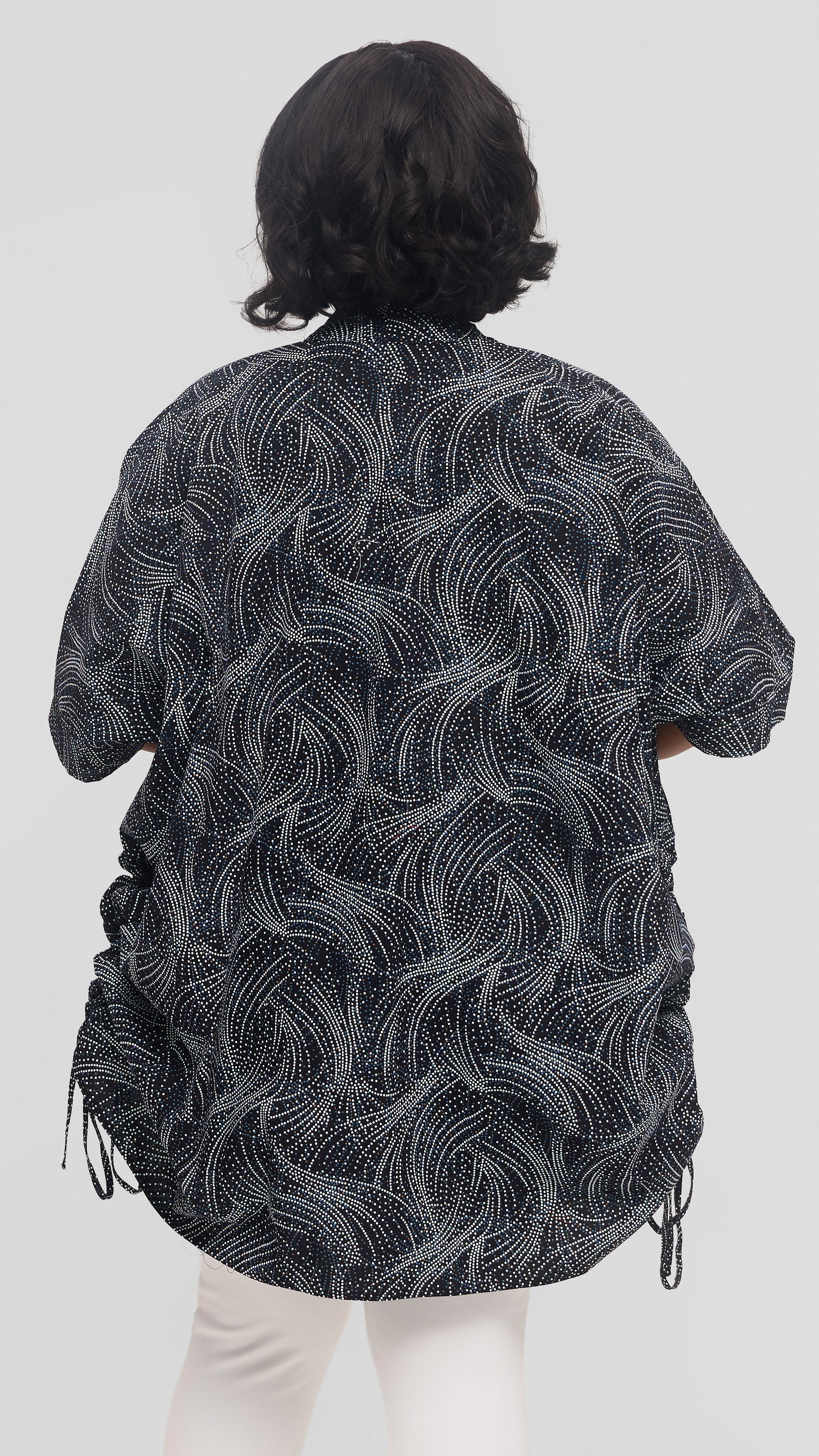 Safari by Vivo Zehra Short Kimono in Kitenge - Ombi Print