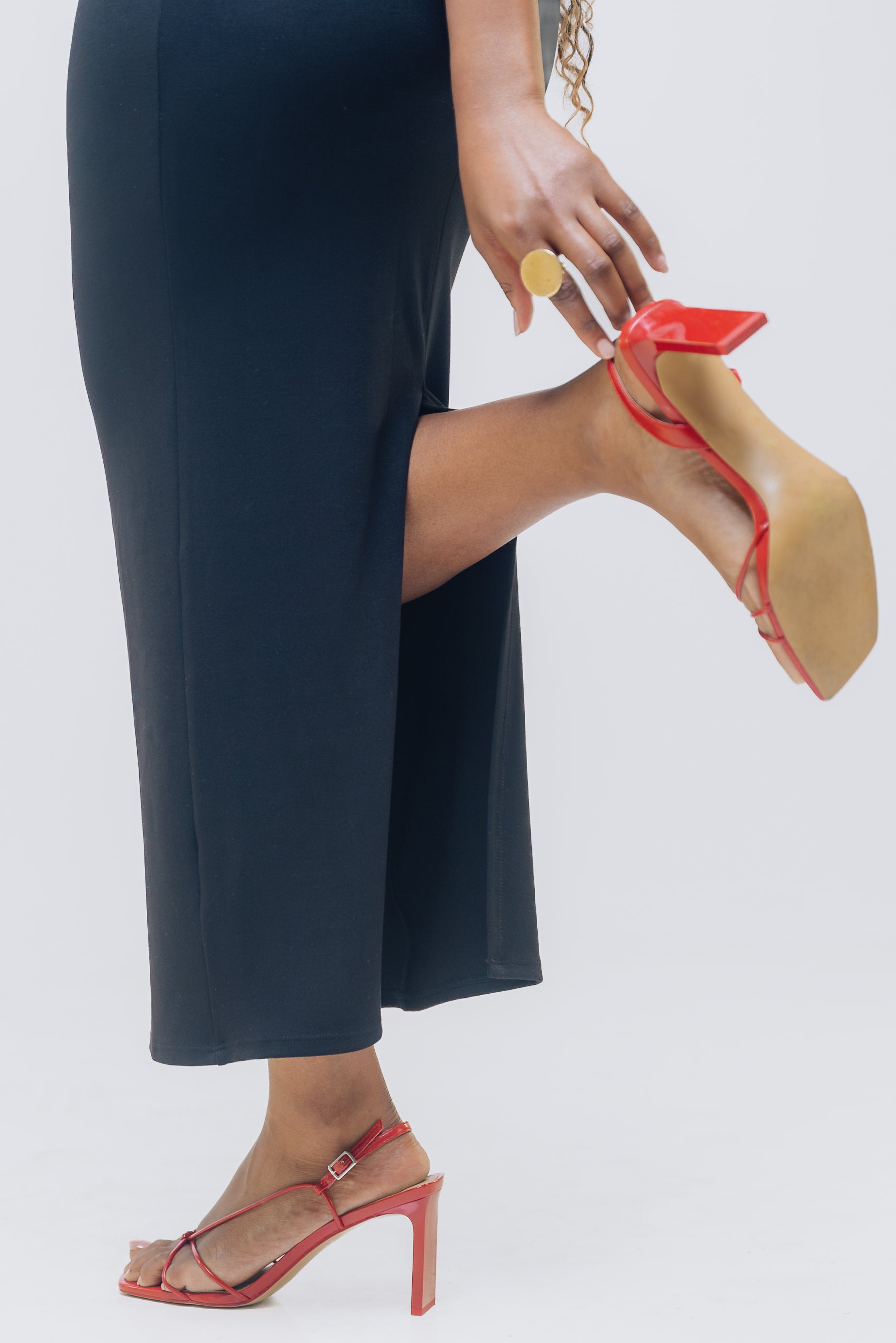 Vivo X This Is Essential Midi Dress - Black