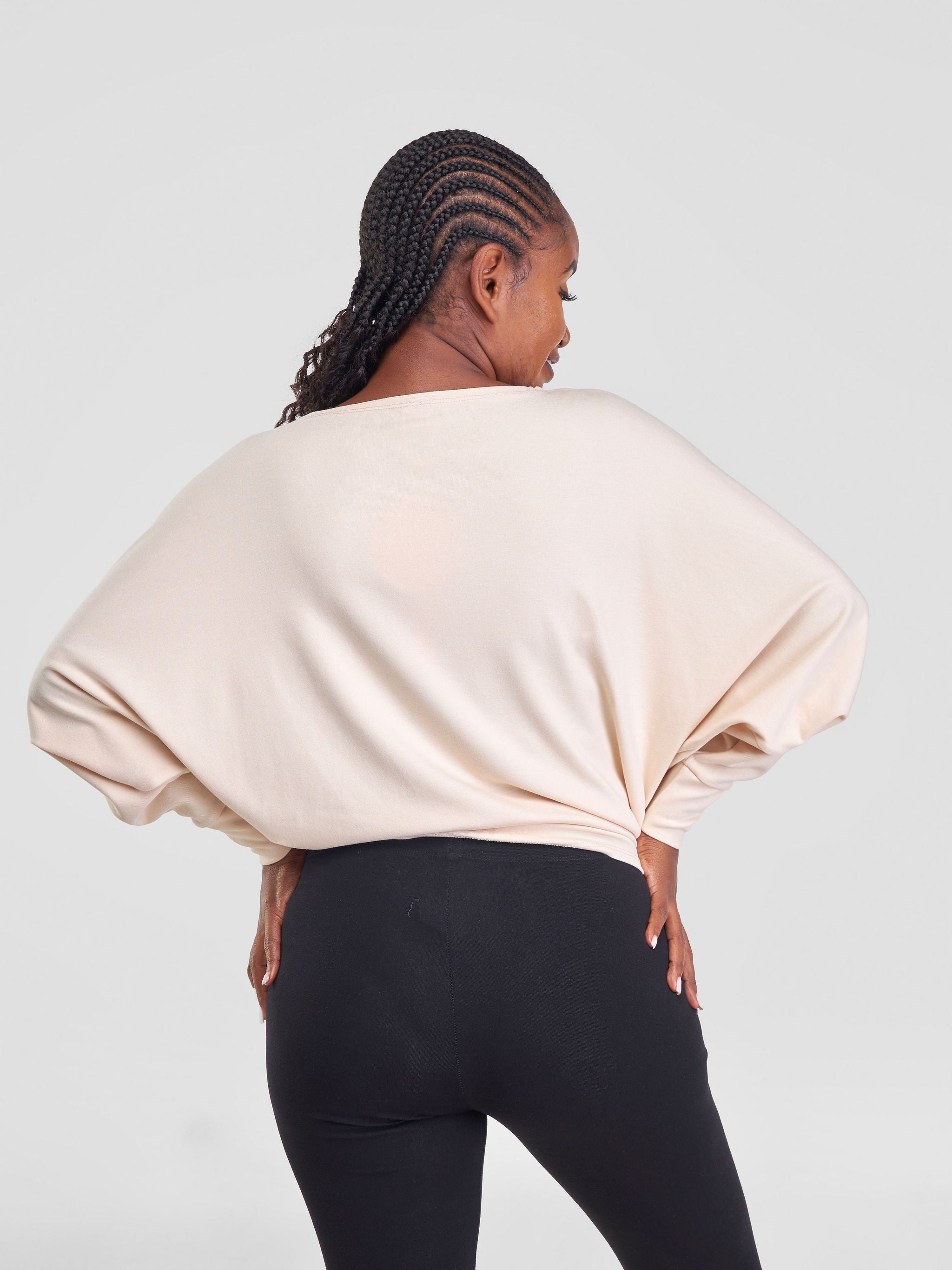 Vivo Bana Batwing Top - Buttermilk