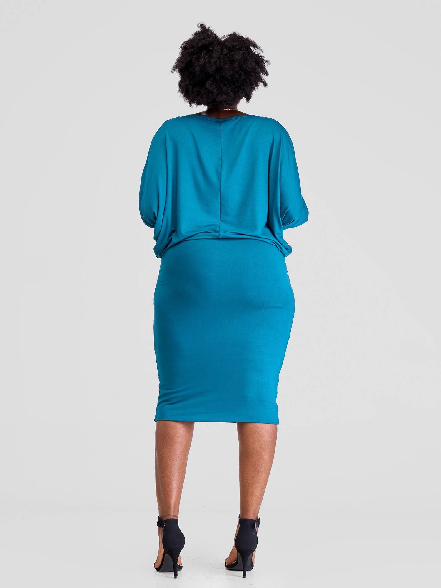 Vivo Basic Tolani Jersey Dress - Teal