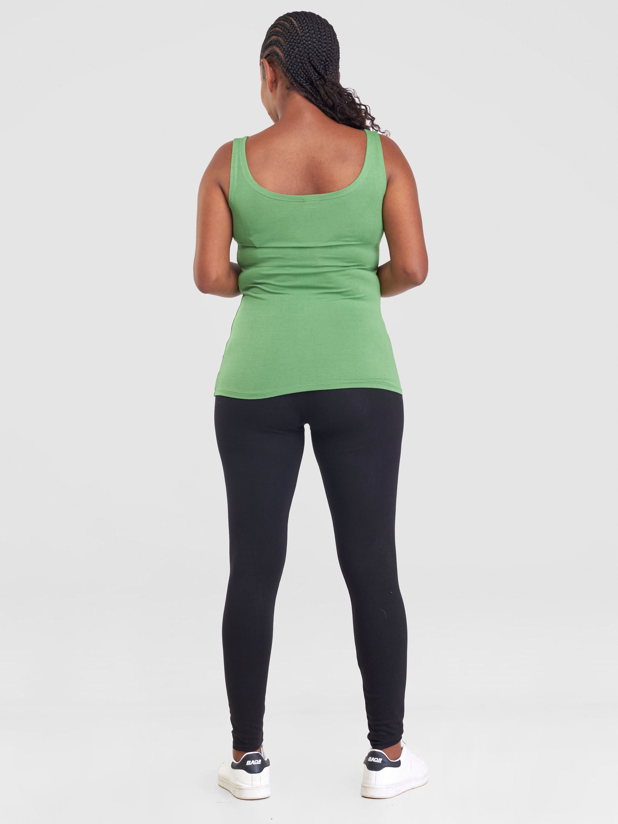 Zoya Basic Tank Top - Bright Green
