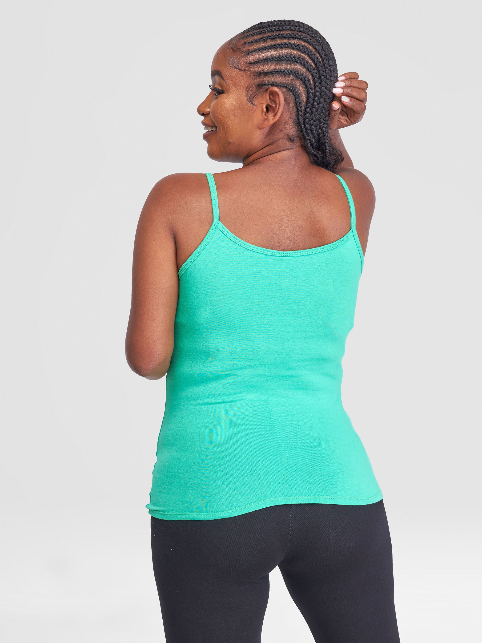 Zoya Chill Spaghetti Strap Tank Top - Green