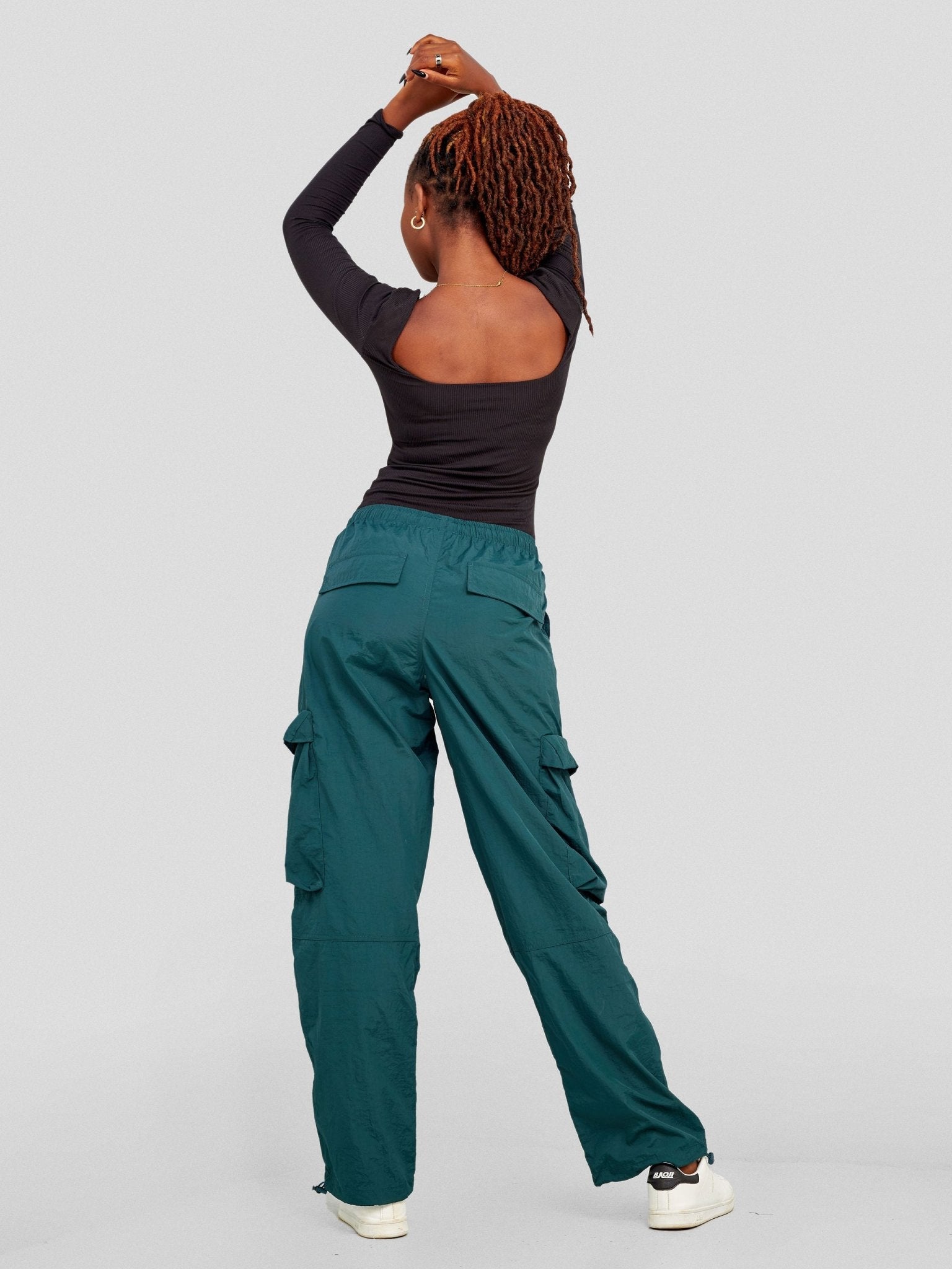 Popular 21 Cargo Parachutes Pants - Botanical Garden(Hunter) - Shopzetu