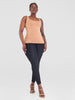 Zoya Basic Tank Top - Tan
