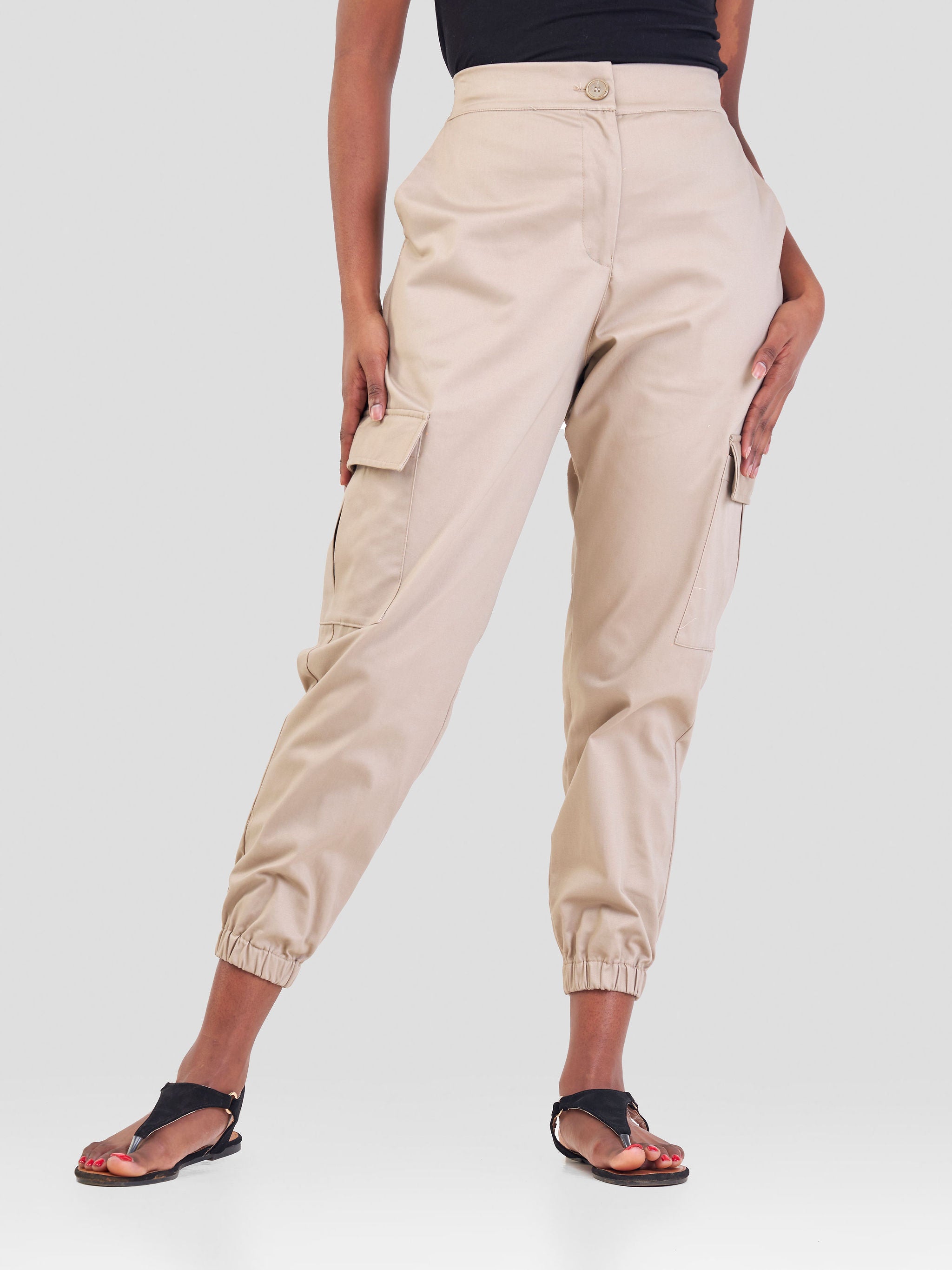 Safari Zene Cargo Joggers - Khaki