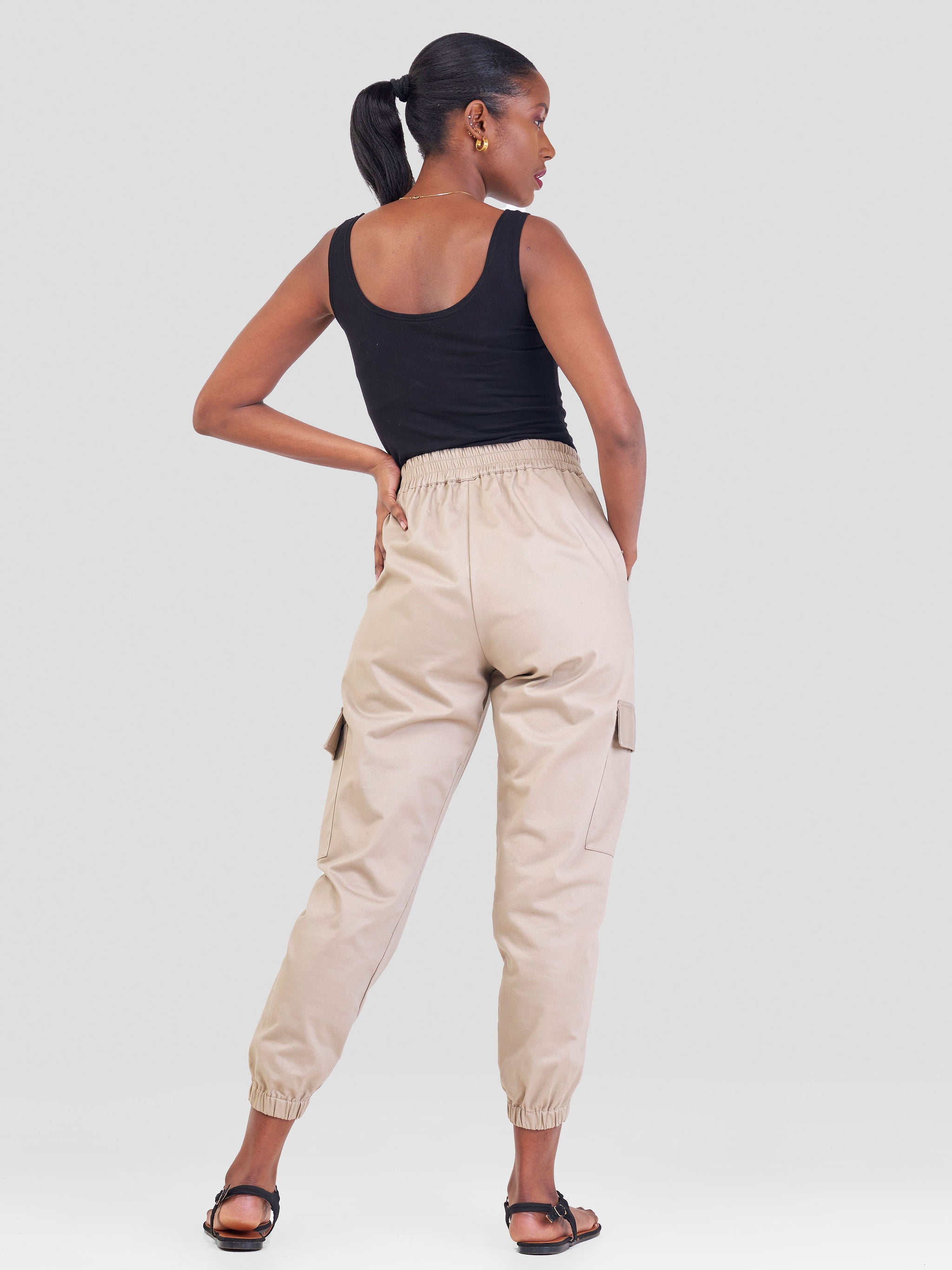 Safari Zene Cargo Joggers - Khaki