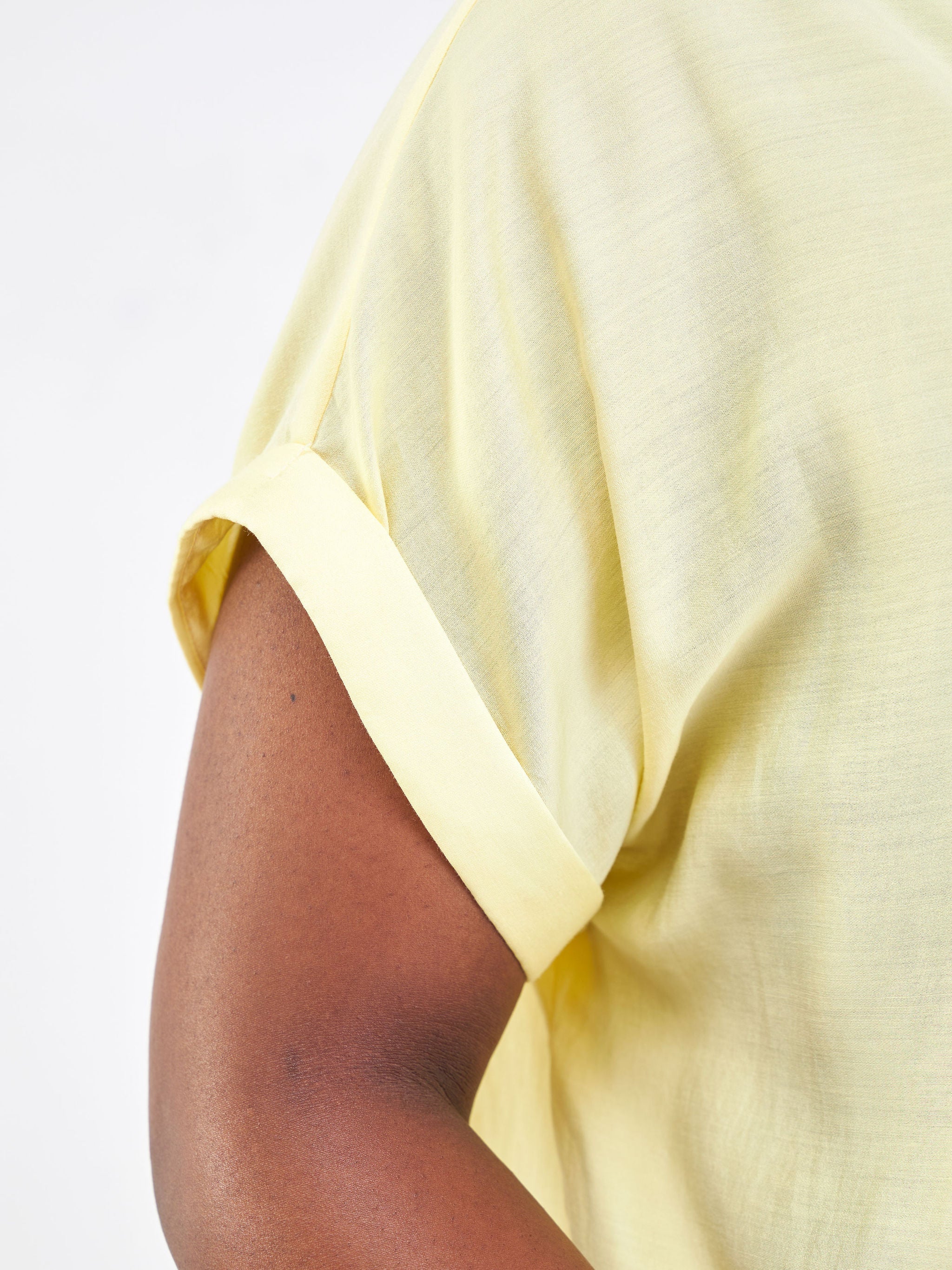 Safari Zene Drop Shoulder Top - Yellow